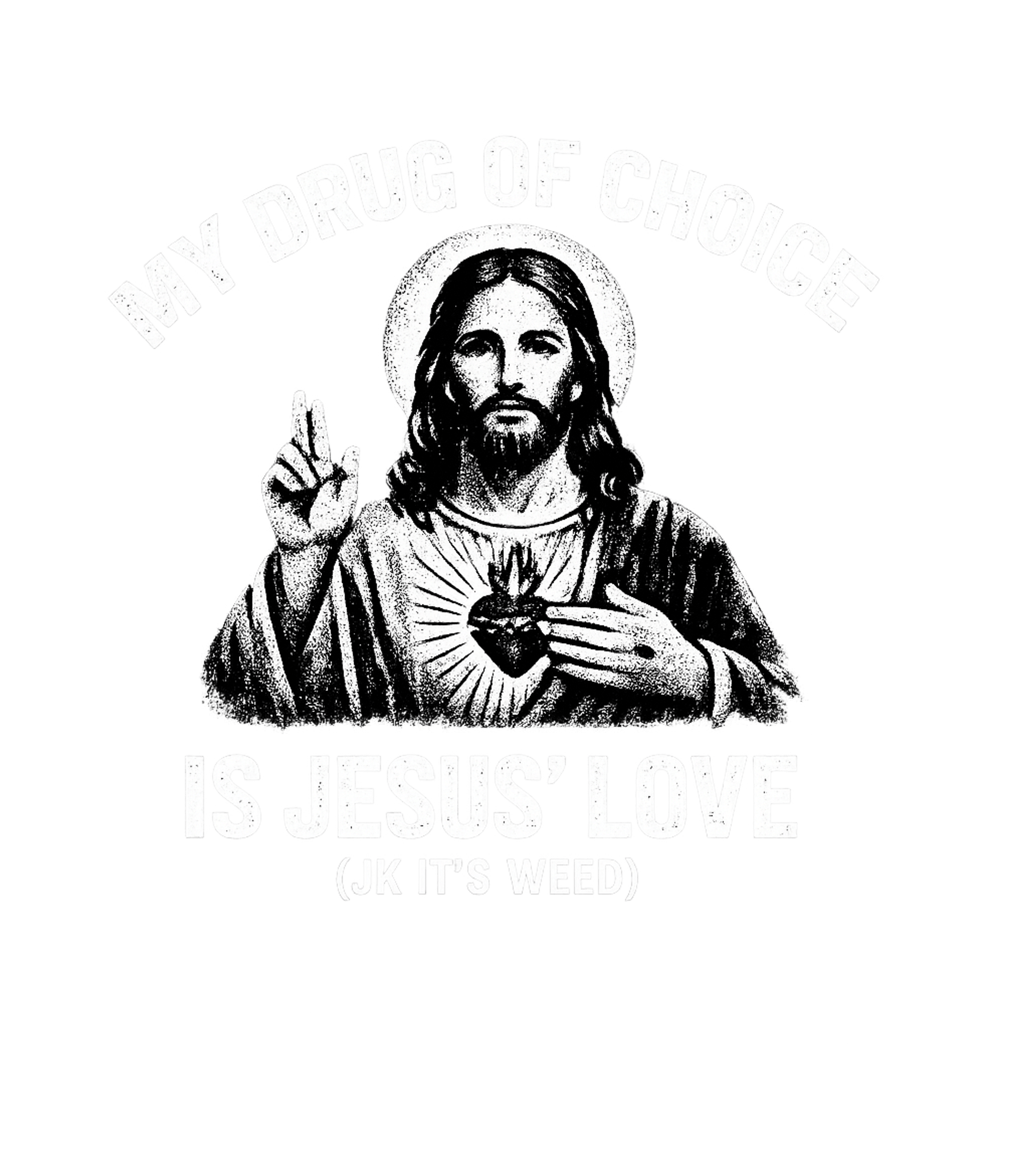 Jesus Love Weed Humor Sarcasm Premium T-Shirt featuring This humorous graphic tee cleverly combines a classic depict – designed by Geoff Brown @ SunFrog Jesus Love Weed Humor Sarcasm Premium T-Shirt featuring This humorous graphic tee cleverly combines a classic depict – designed by Geoff Brown @ SunFrog