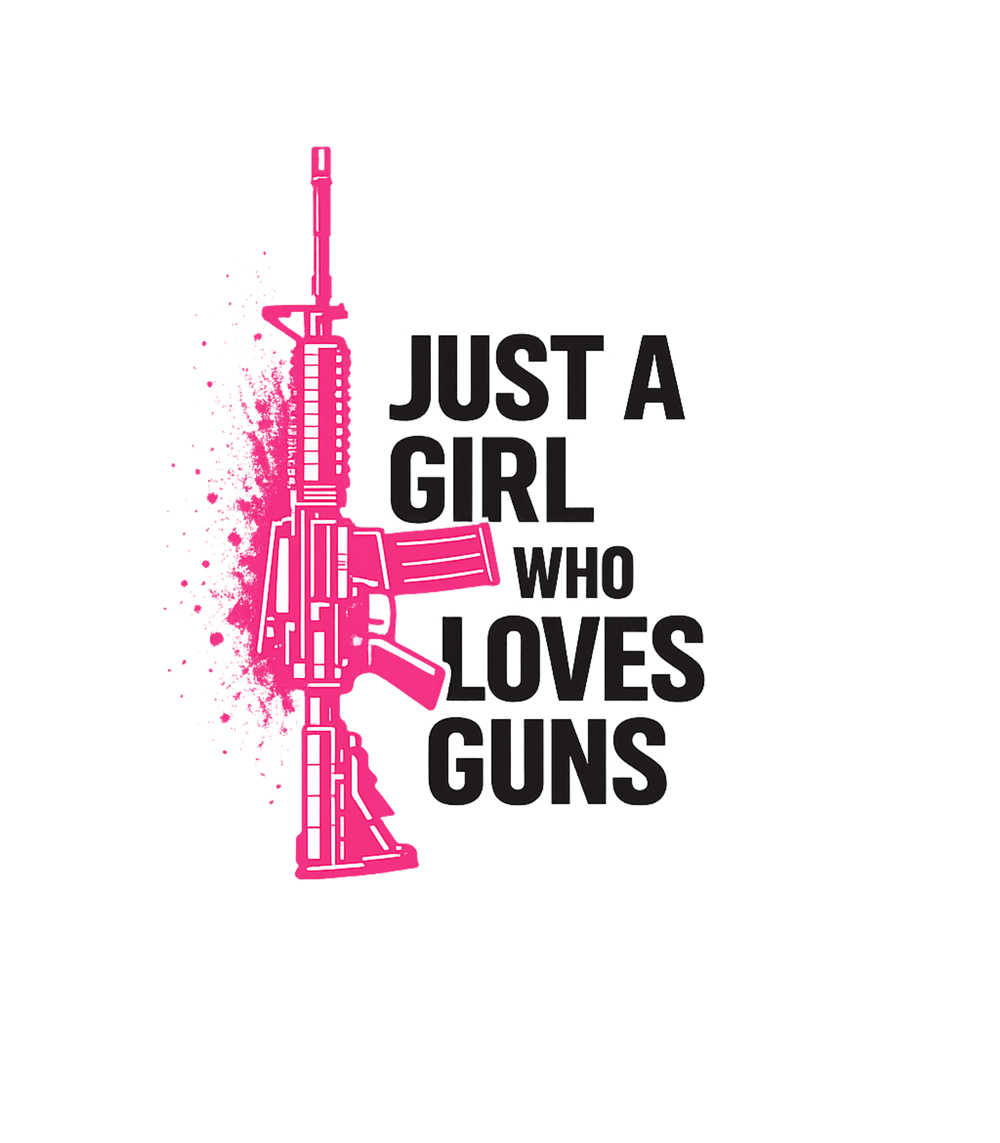Just A Girl Guns Hunting Crewneck Sweatshirt featuring Show your passion with this bold graphic featuring a pink AR – designed by Geoff Brown @ SunFrog Just A Girl Guns Hunting Crewneck Sweatshirt featuring Show your passion with this bold graphic featuring a pink AR – designed by Geoff Brown @ SunFrog