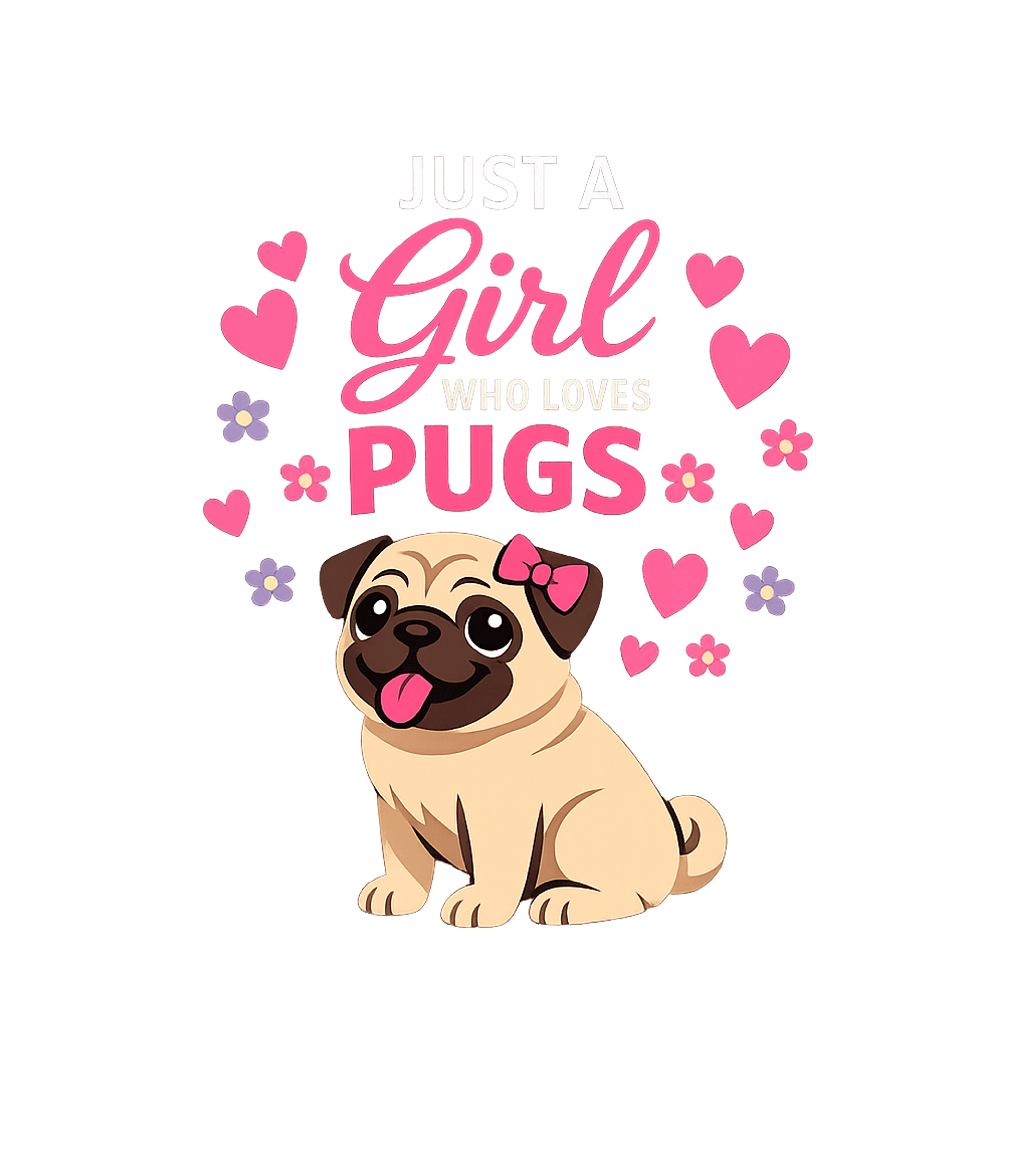 Just A Girl Who Loves Pugs Dogs Crewneck Sweatshirt featuring Celebrate your love for pugs with this adorable graphic feat – designed by Geoff Brown @ SunFrog Just A Girl Who Loves Pugs Dogs Crewneck Sweatshirt featuring Celebrate your love for pugs with this adorable graphic feat – designed by Geoff Brown @ SunFrog