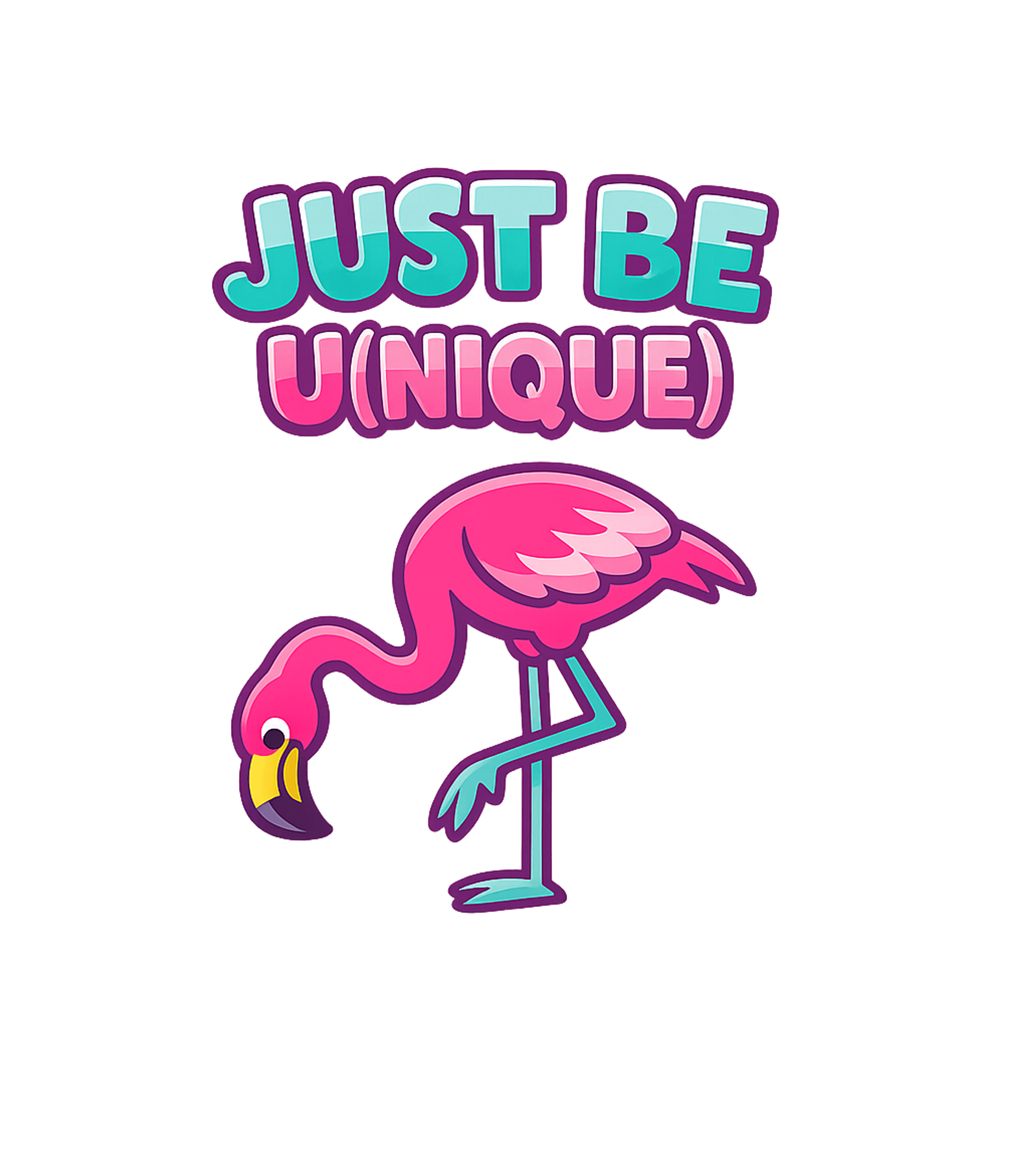 Just Be Unique Flamingo Inspirational Messages Crewneck Sweatshirt featuring Embrace your true self with this whimsical design featuring – designed by Geoff Brown @ SunFrog Just Be Unique Flamingo Inspirational Messages Crewneck Sweatshirt featuring Embrace your true self with this whimsical design featuring – designed by Geoff Brown @ SunFrog