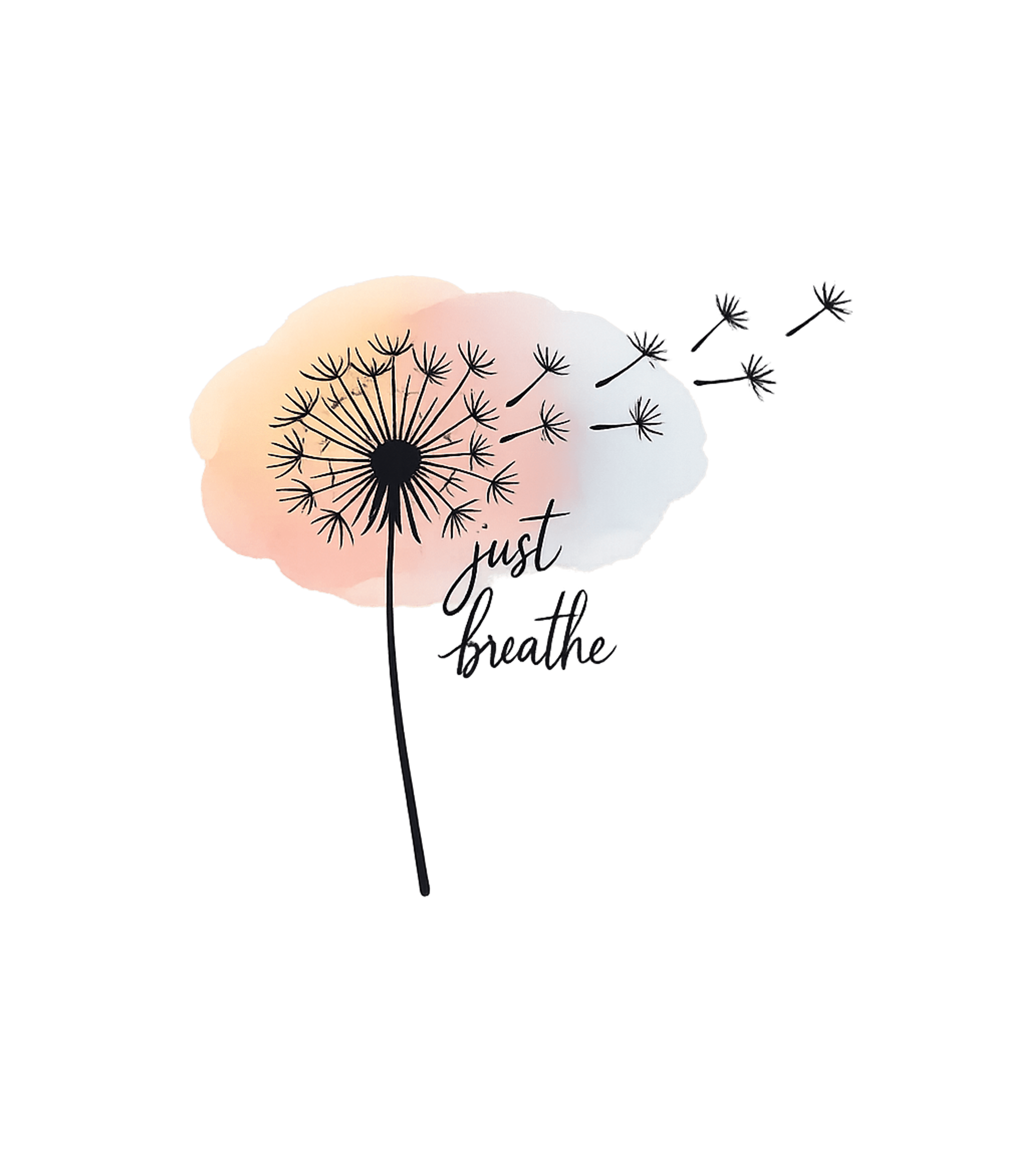 Just Breathe Dandelion Inspirational Messages Premium T-Shirt featuring Embrace tranquility with this watercolor dandelion design, f – designed by Geoff Brown @ SunFrog Just Breathe Dandelion Inspirational Messages Premium T-Shirt featuring Embrace tranquility with this watercolor dandelion design, f – designed by Geoff Brown @ SunFrog