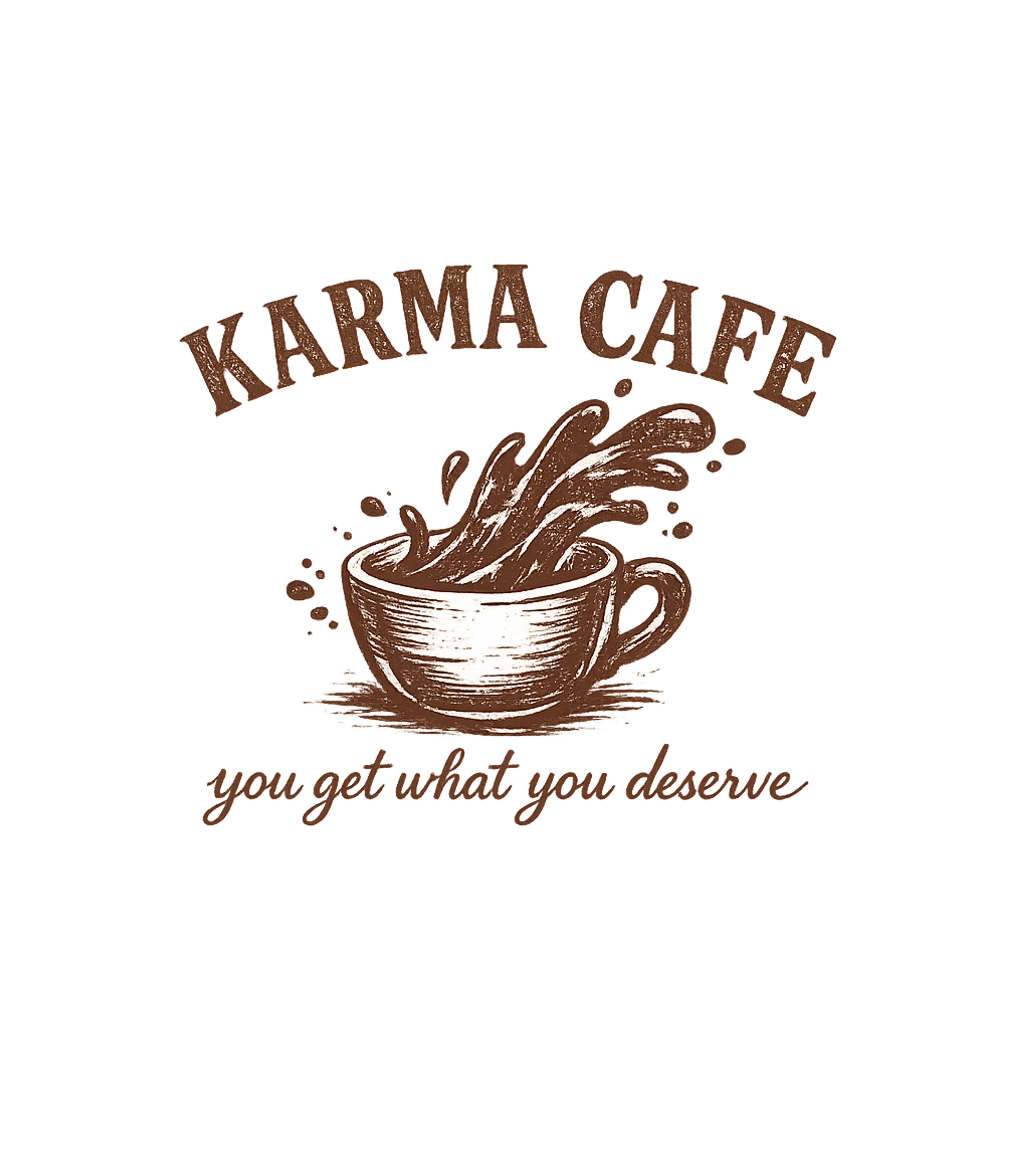 Karma Cafe Coffee Sarcasm Premium T-Shirt featuring This unique graphic tee features the "Karma Cafe" with a dyn – designed by Geoff Brown @ SunFrog Karma Cafe Coffee Sarcasm Premium T-Shirt featuring This unique graphic tee features the "Karma Cafe" with a dyn – designed by Geoff Brown @ SunFrog