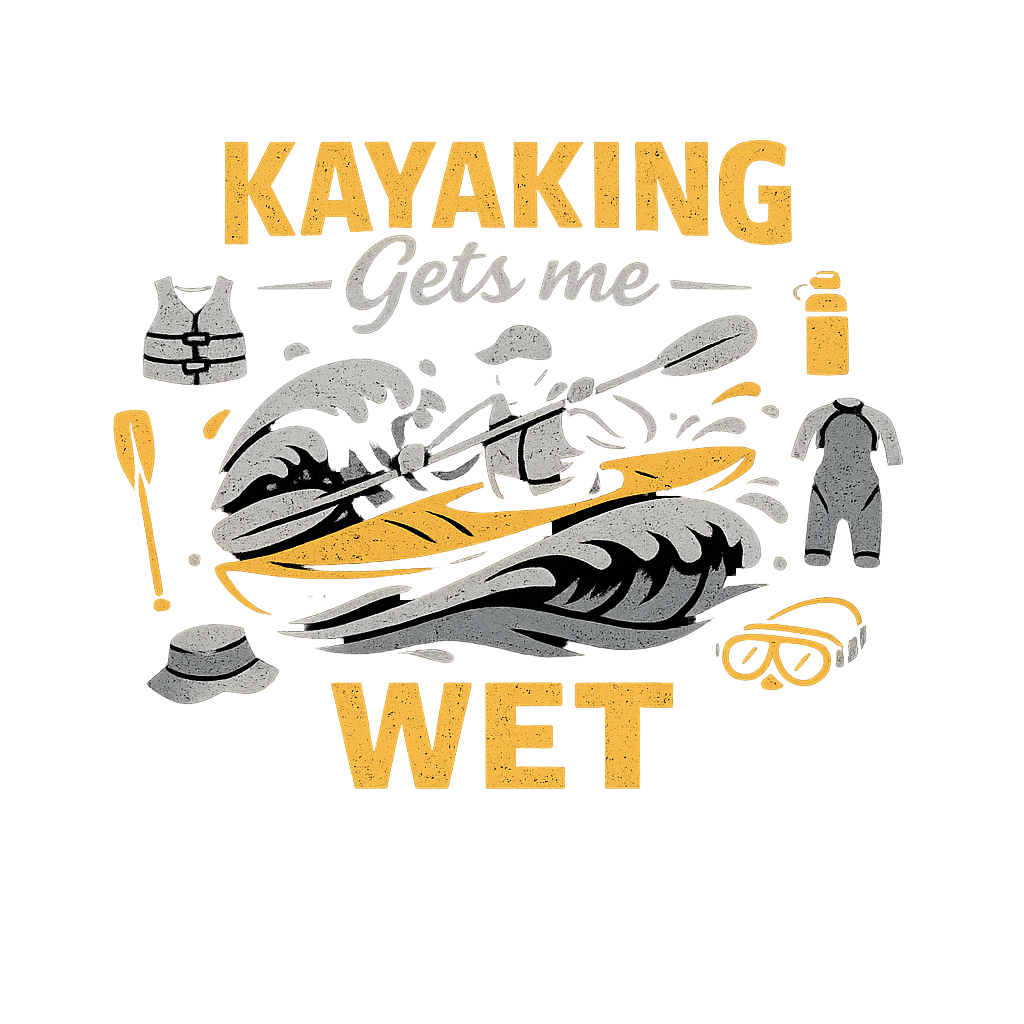 Kayaking Gets Me Wet Kayking Premium T-Shirt featuring Dive into adventure with this funny kayaking design featurin – designed by Geoff Brown @ SunFrog Kayaking Gets Me Wet Kayking Premium T-Shirt featuring Dive into adventure with this funny kayaking design featurin – designed by Geoff Brown @ SunFrog