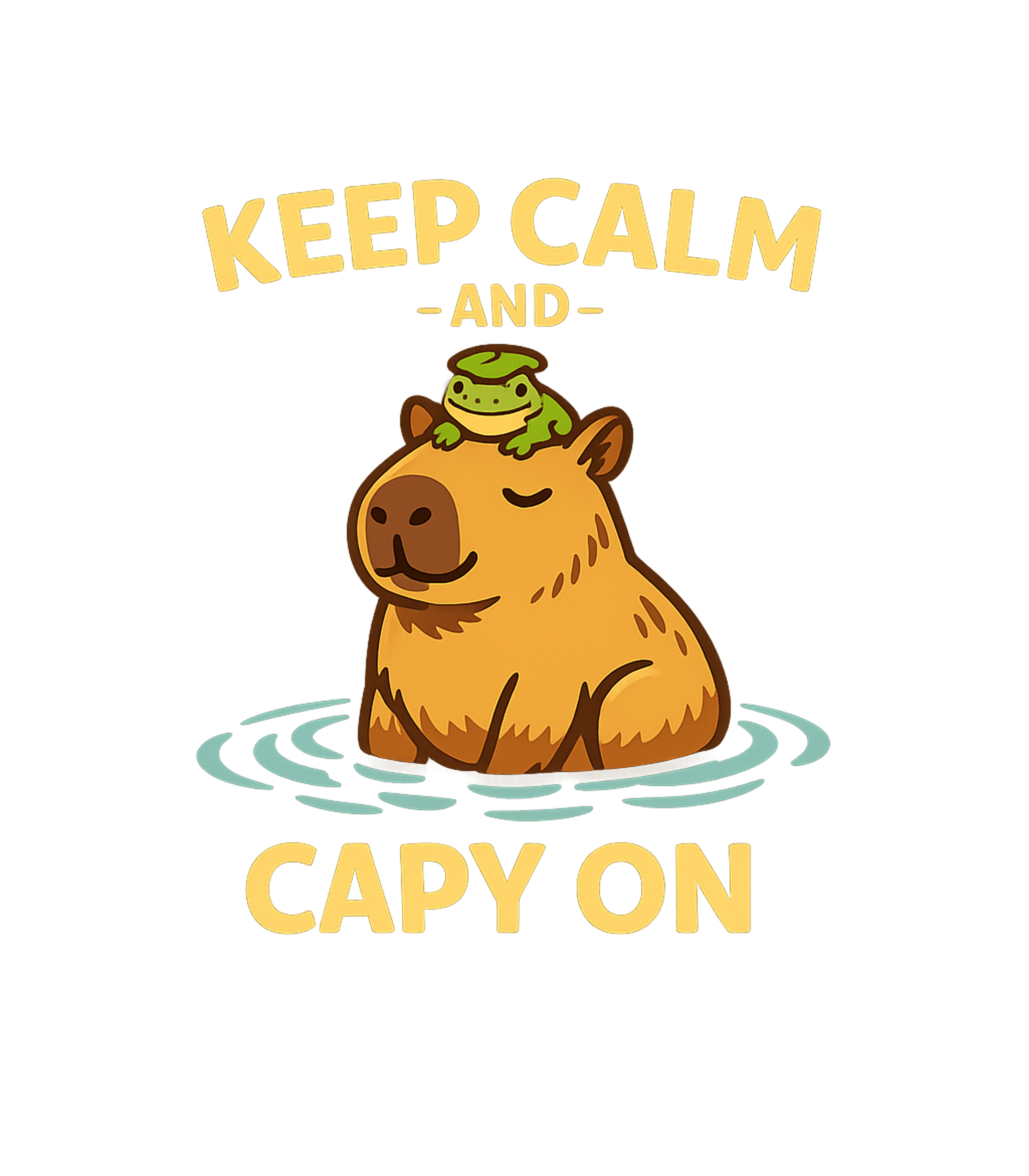 Keep Calm Capy On Wildlife Hooded Sweatshirt featuring Embrace tranquility with this adorable capybara graphic, fea – designed by Geoff Brown @ SunFrog Keep Calm Capy On Wildlife Hooded Sweatshirt featuring Embrace tranquility with this adorable capybara graphic, fea – designed by Geoff Brown @ SunFrog