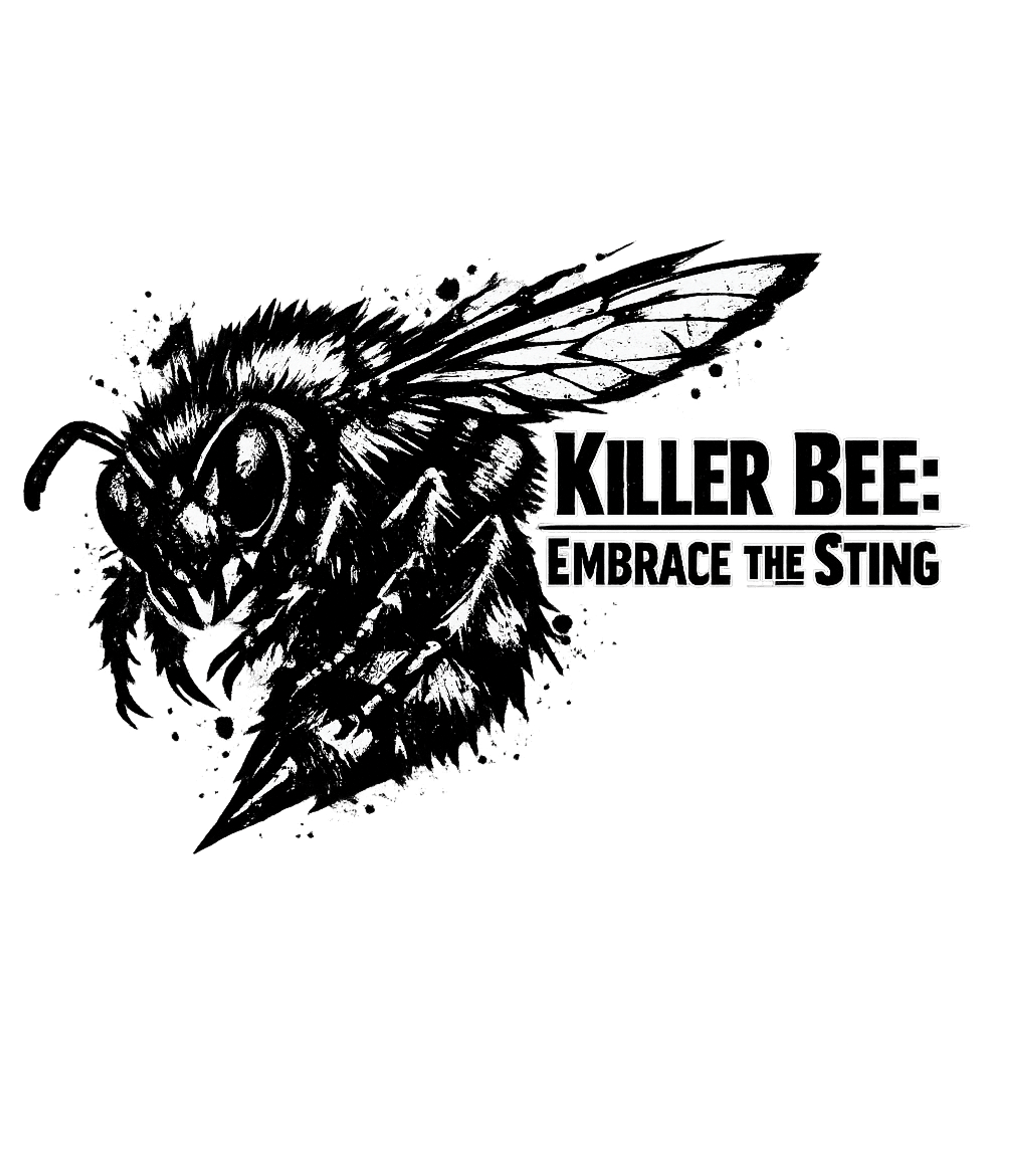 Killer Bee: Embrace Sting Wildlife Hooded Sweatshirt featuring This powerful t-shirt artwork features a gritty, aggressive – designed by Geoff Brown @ SunFrog Killer Bee: Embrace Sting Wildlife Hooded Sweatshirt featuring This powerful t-shirt artwork features a gritty, aggressive – designed by Geoff Brown @ SunFrog