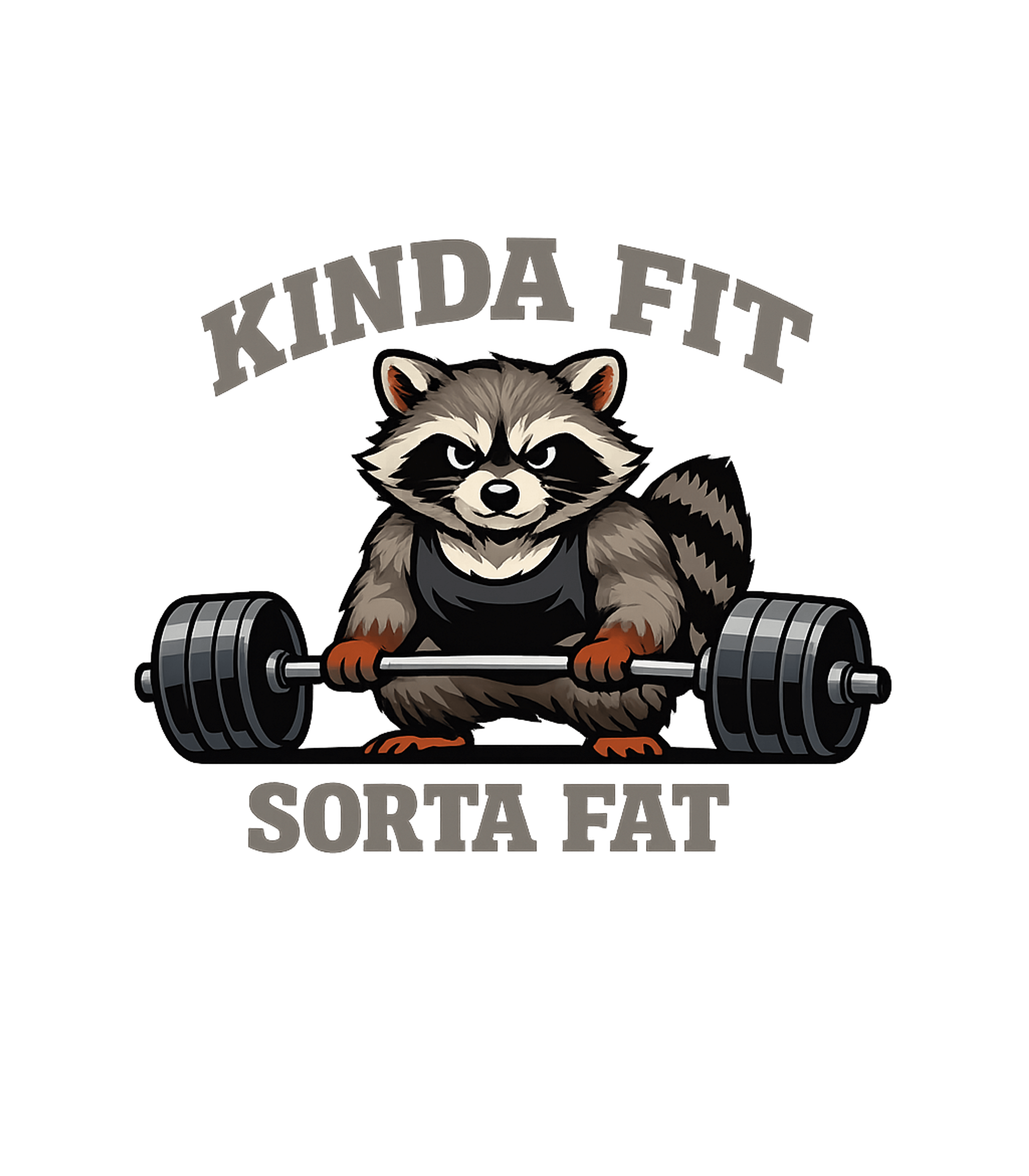 Kinda Fit Sorta Fat Raccoon Fitness Hooded Sweatshirt featuring Embrace your fitness journey with a touch of humor! This pla – designed by Geoff Brown @ SunFrog Kinda Fit Sorta Fat Raccoon Fitness Hooded Sweatshirt featuring Embrace your fitness journey with a touch of humor! This pla – designed by Geoff Brown @ SunFrog