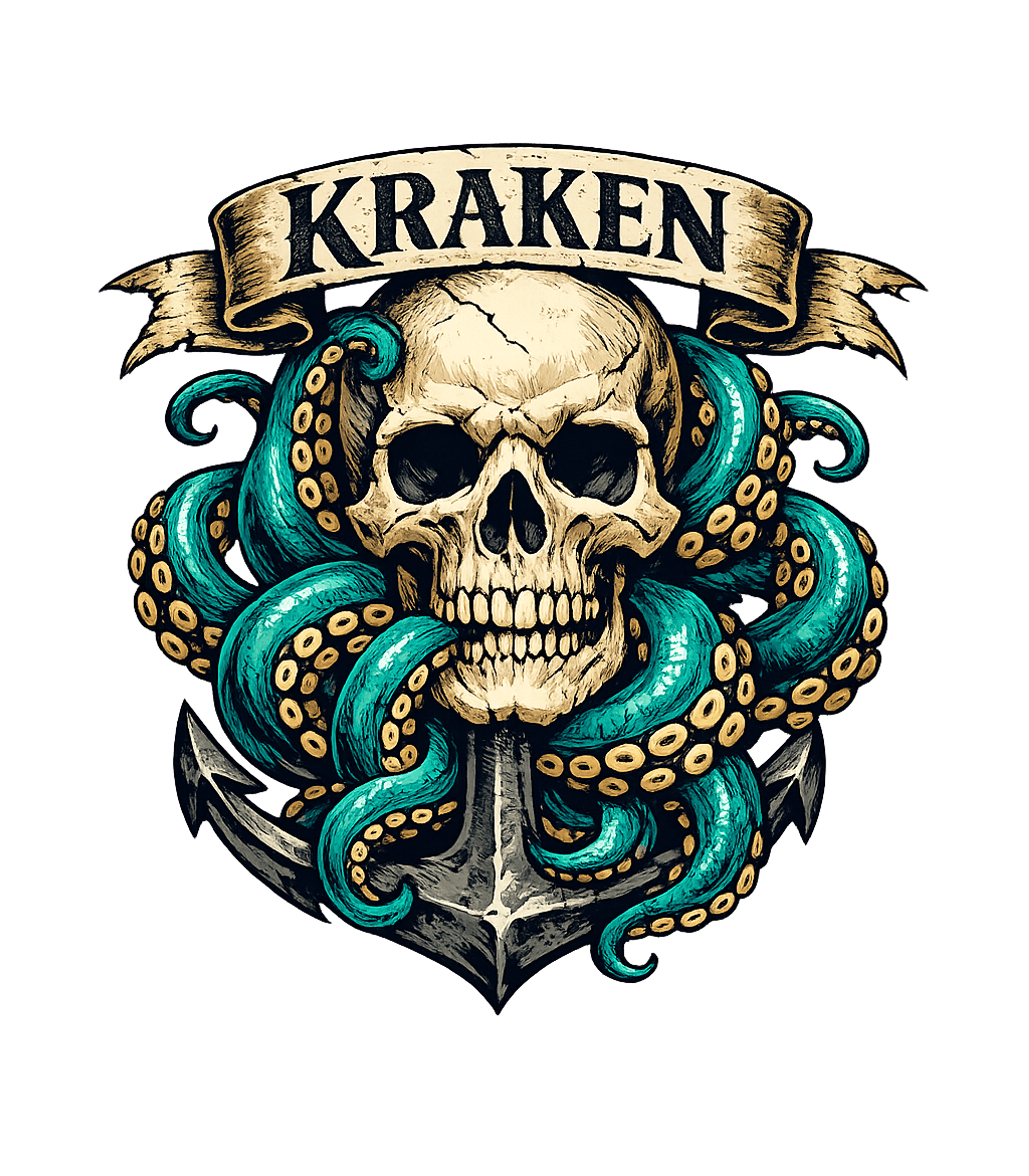 Kraken Skull Anchor Boating Crewneck Sweatshirt featuring Unleash the mystery of the deep with this striking graphic f – designed by Geoff Brown @ SunFrog Kraken Skull Anchor Boating Crewneck Sweatshirt featuring Unleash the mystery of the deep with this striking graphic f – designed by Geoff Brown @ SunFrog