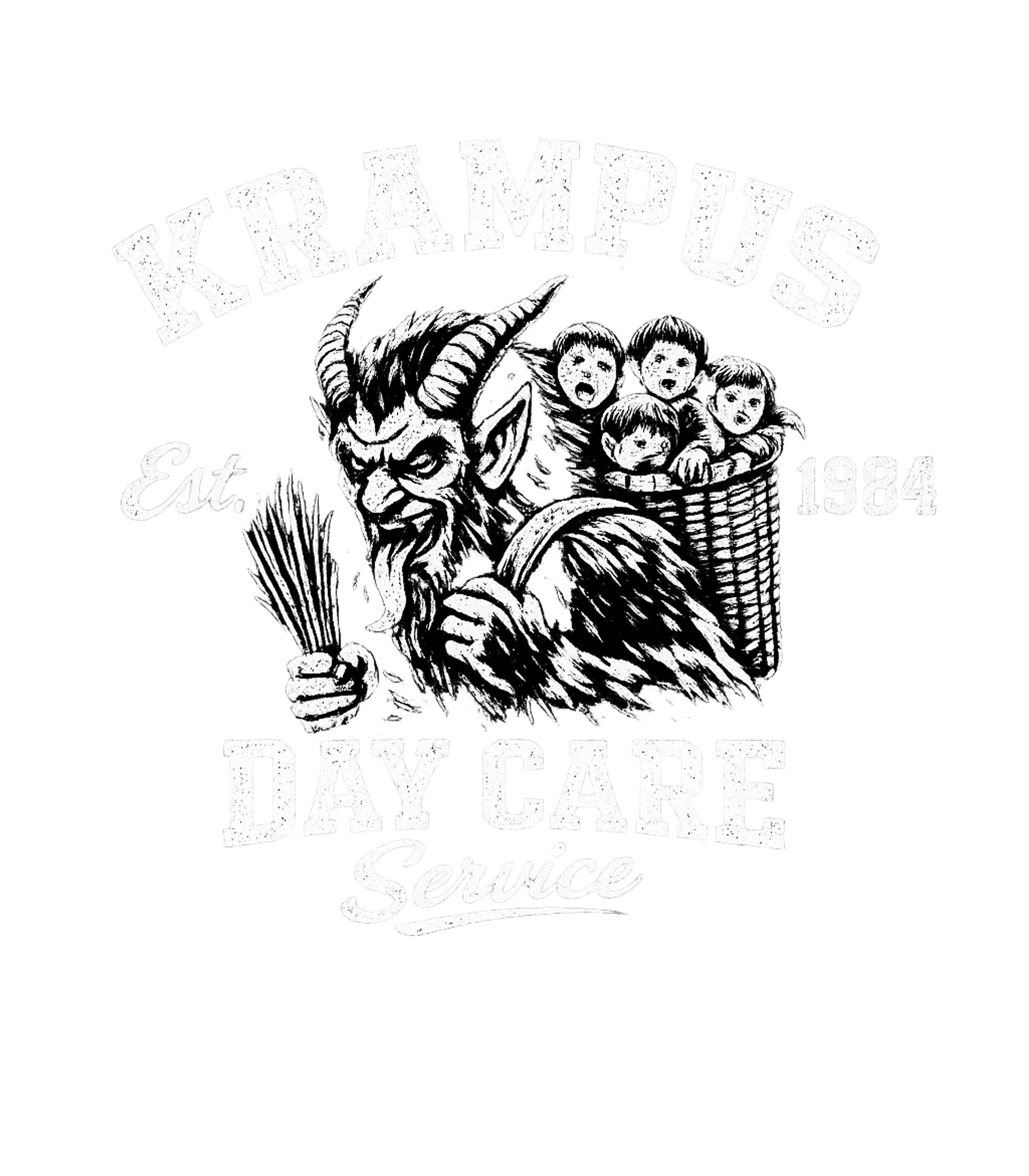 Krampus Day Care Sarcasm Premium T-Shirt featuring Embrace the darker side of the holidays with this unique Kra – designed by Geoff Brown @ SunFrog Krampus Day Care Sarcasm Premium T-Shirt featuring Embrace the darker side of the holidays with this unique Kra – designed by Geoff Brown @ SunFrog