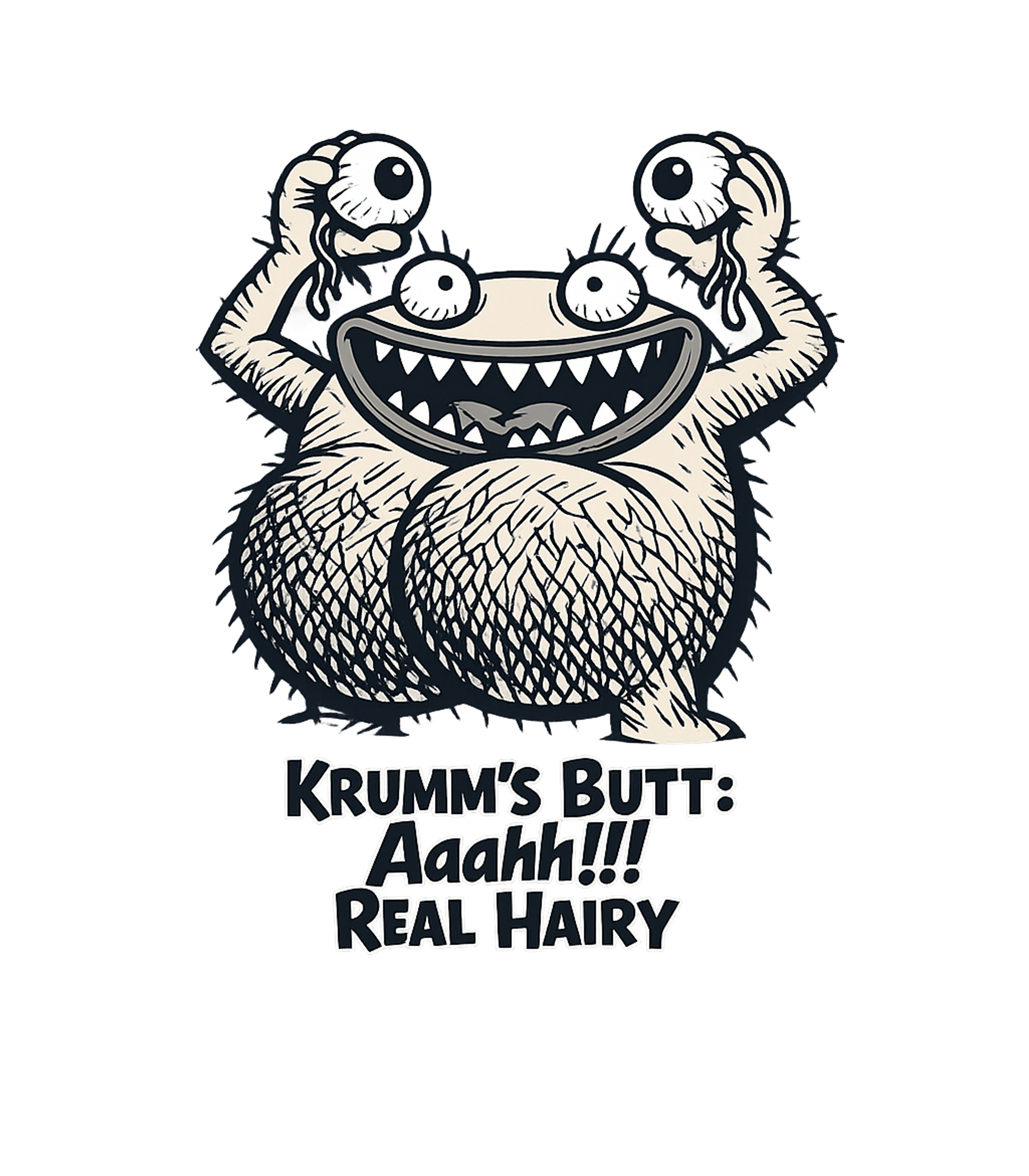 Krumm Real Hairy Butt Meme Humor Hooded Sweatshirt featuring Embrace 90s cartoon nostalgia with this humorous Krumm-inspi – designed by Geoff Brown @ SunFrog Krumm Real Hairy Butt Meme Humor Hooded Sweatshirt featuring Embrace 90s cartoon nostalgia with this humorous Krumm-inspi – designed by Geoff Brown @ SunFrog