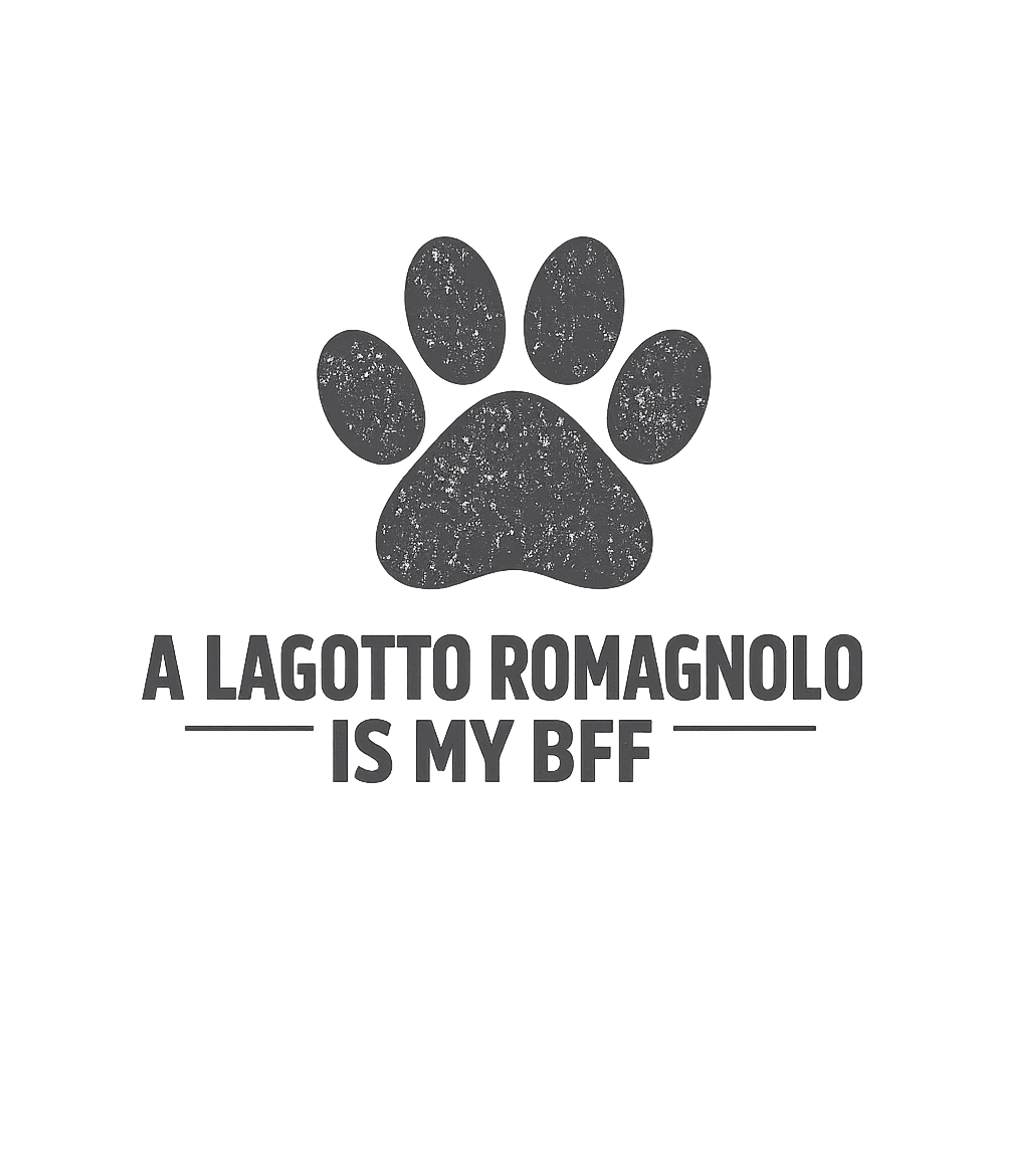 Lagotto Romagnolo BFF Dogs Premium T-Shirt featuring Celebrate your best furry friend with this distressed paw pr – designed by Geoff Brown @ SunFrog Lagotto Romagnolo BFF Dogs Premium T-Shirt featuring Celebrate your best furry friend with this distressed paw pr – designed by Geoff Brown @ SunFrog