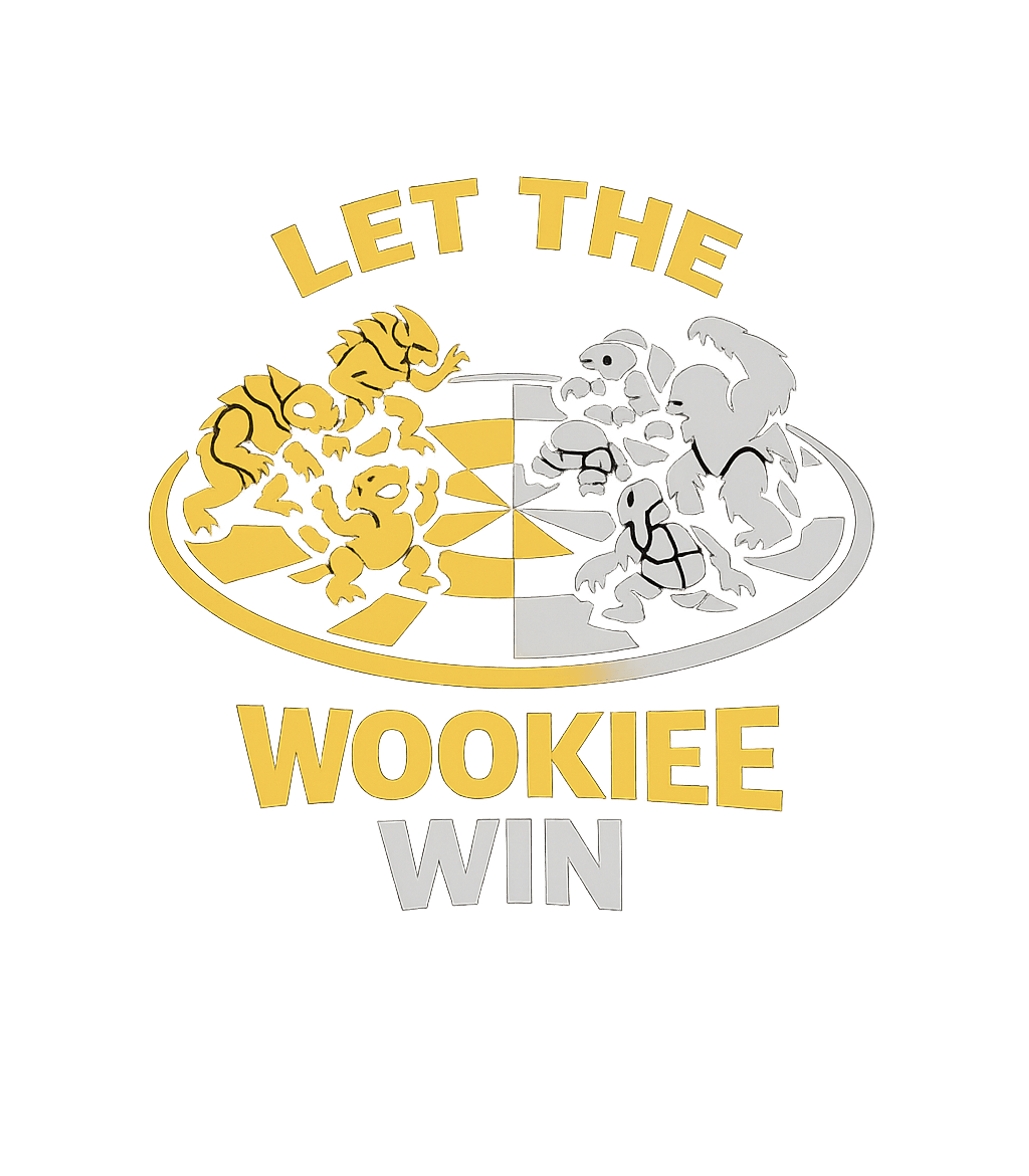 Let The Wookiee Win Gaming Crewneck Sweatshirt featuring Embrace the classic sci-fi humor with this graphic tee featu – designed by Geoff Brown @ SunFrog Let The Wookiee Win Gaming Crewneck Sweatshirt featuring Embrace the classic sci-fi humor with this graphic tee featu – designed by Geoff Brown @ SunFrog
