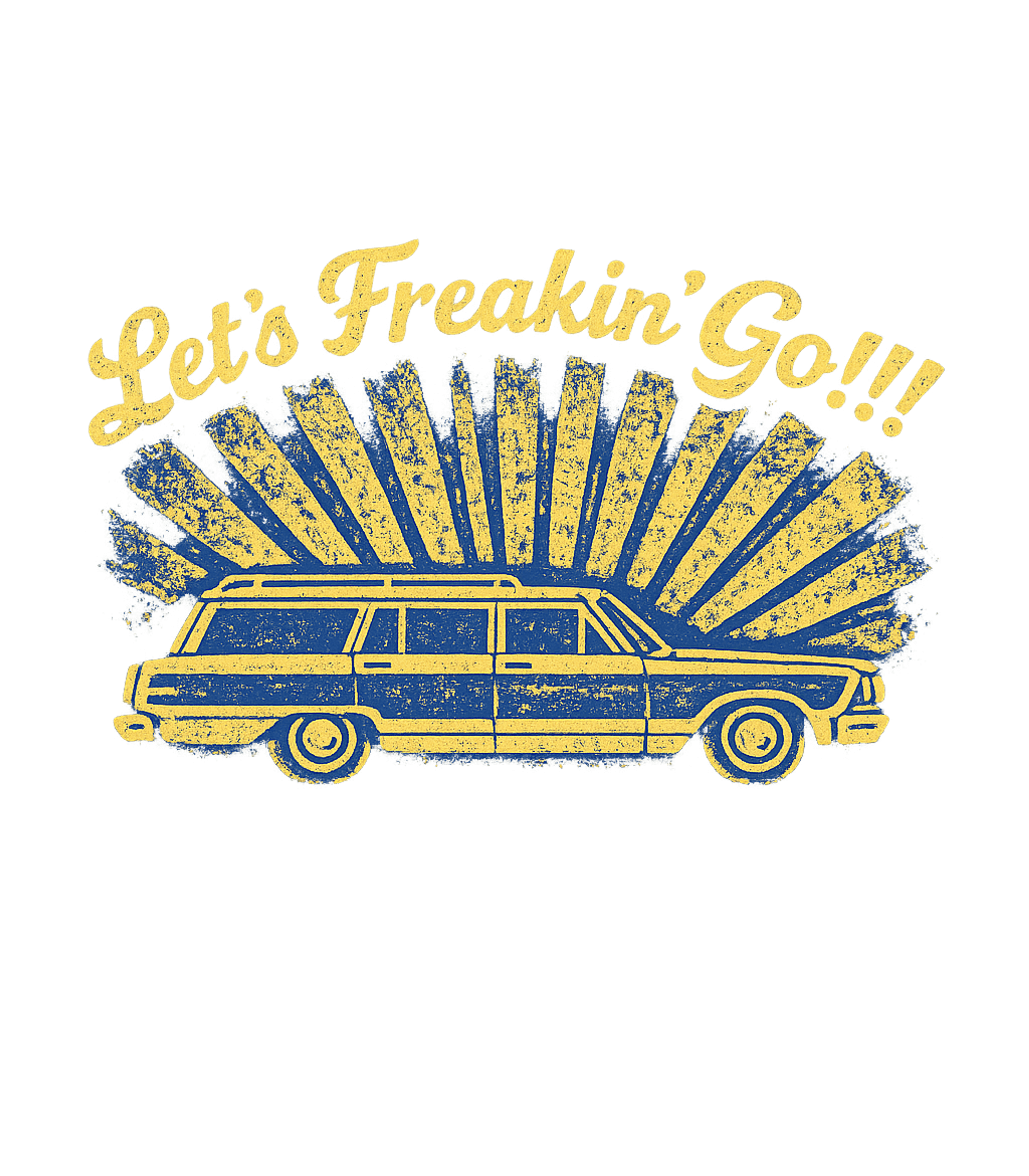Let's Freakin' Go Cars Premium T-Shirt featuring Hit the road with this retro 'Let's Freakin' Go!!!' design f – designed by Geoff Brown @ SunFrog Let's Freakin' Go Cars Premium T-Shirt featuring Hit the road with this retro 'Let's Freakin' Go!!!' design f – designed by Geoff Brown @ SunFrog