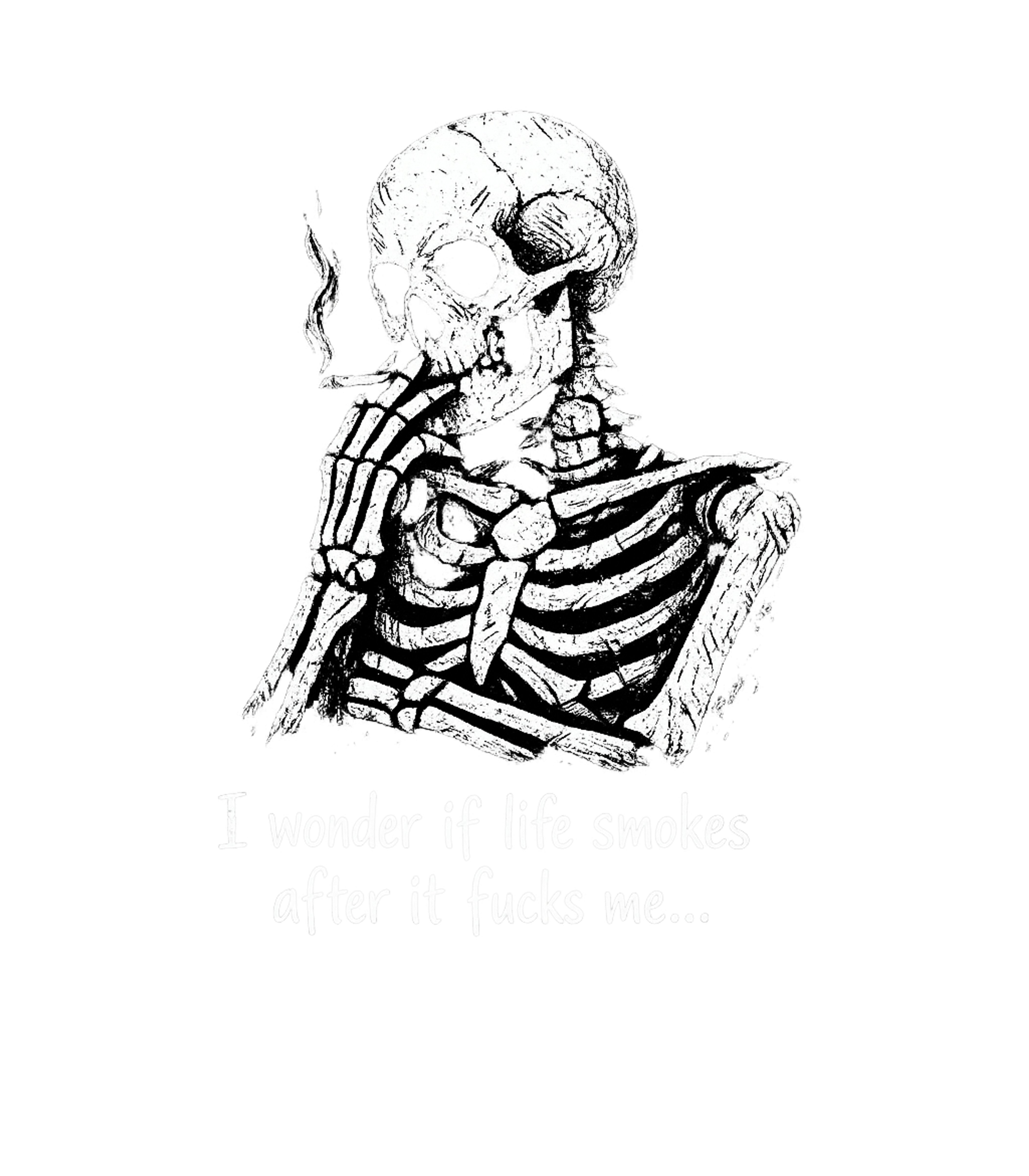 Life Smokes After Me Sarcasm Crewneck Sweatshirt featuring Embrace life's cynical humor with this edgy skeleton graphic – designed by Geoff Brown @ SunFrog Life Smokes After Me Sarcasm Crewneck Sweatshirt featuring Embrace life's cynical humor with this edgy skeleton graphic – designed by Geoff Brown @ SunFrog