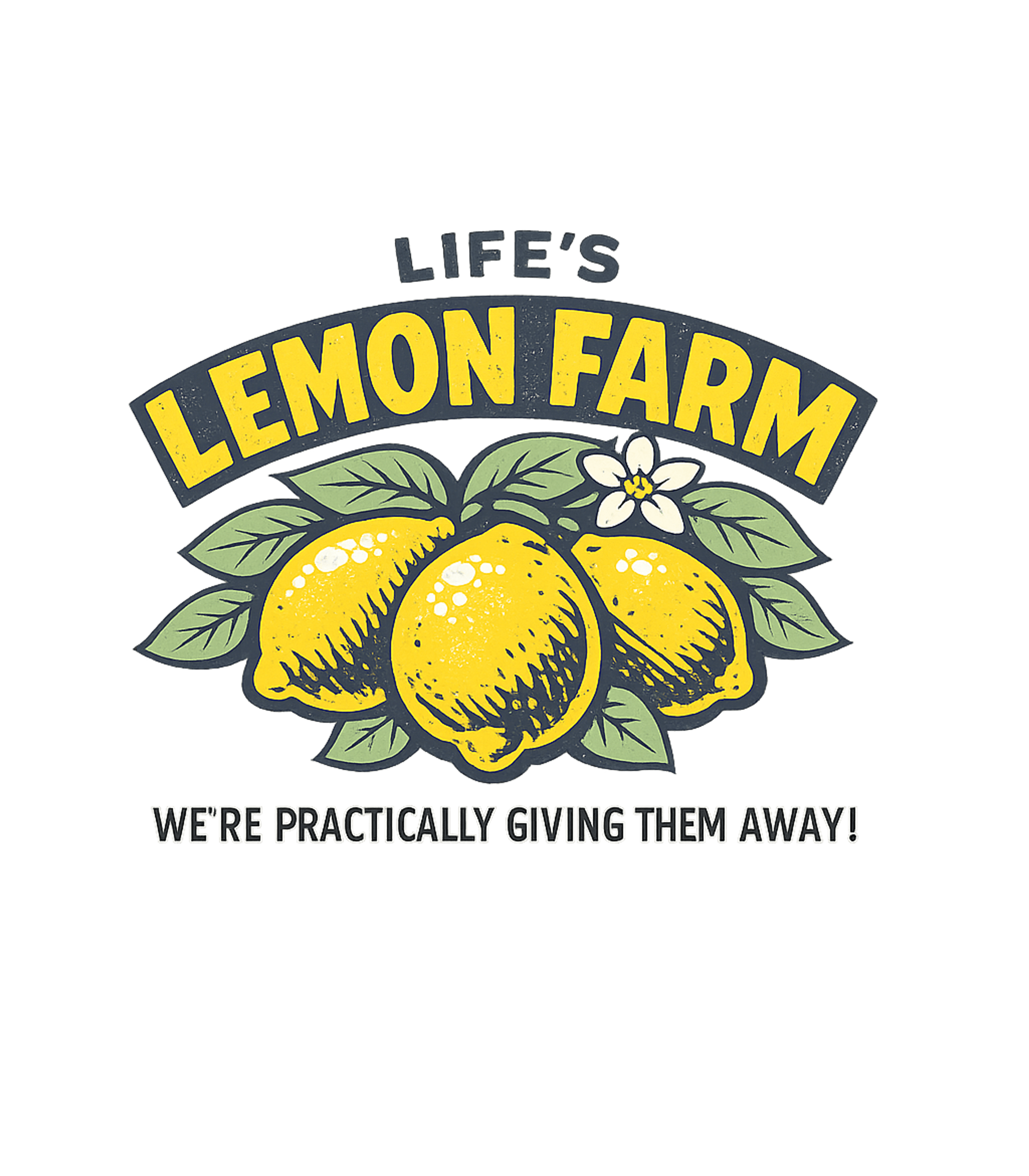 Life's Lemon Farm Sarcasm Crewneck Sweatshirt featuring Embrace life's challenges with this witty retro-style tee fe – designed by Geoff Brown @ SunFrog Life's Lemon Farm Sarcasm Crewneck Sweatshirt featuring Embrace life's challenges with this witty retro-style tee fe – designed by Geoff Brown @ SunFrog