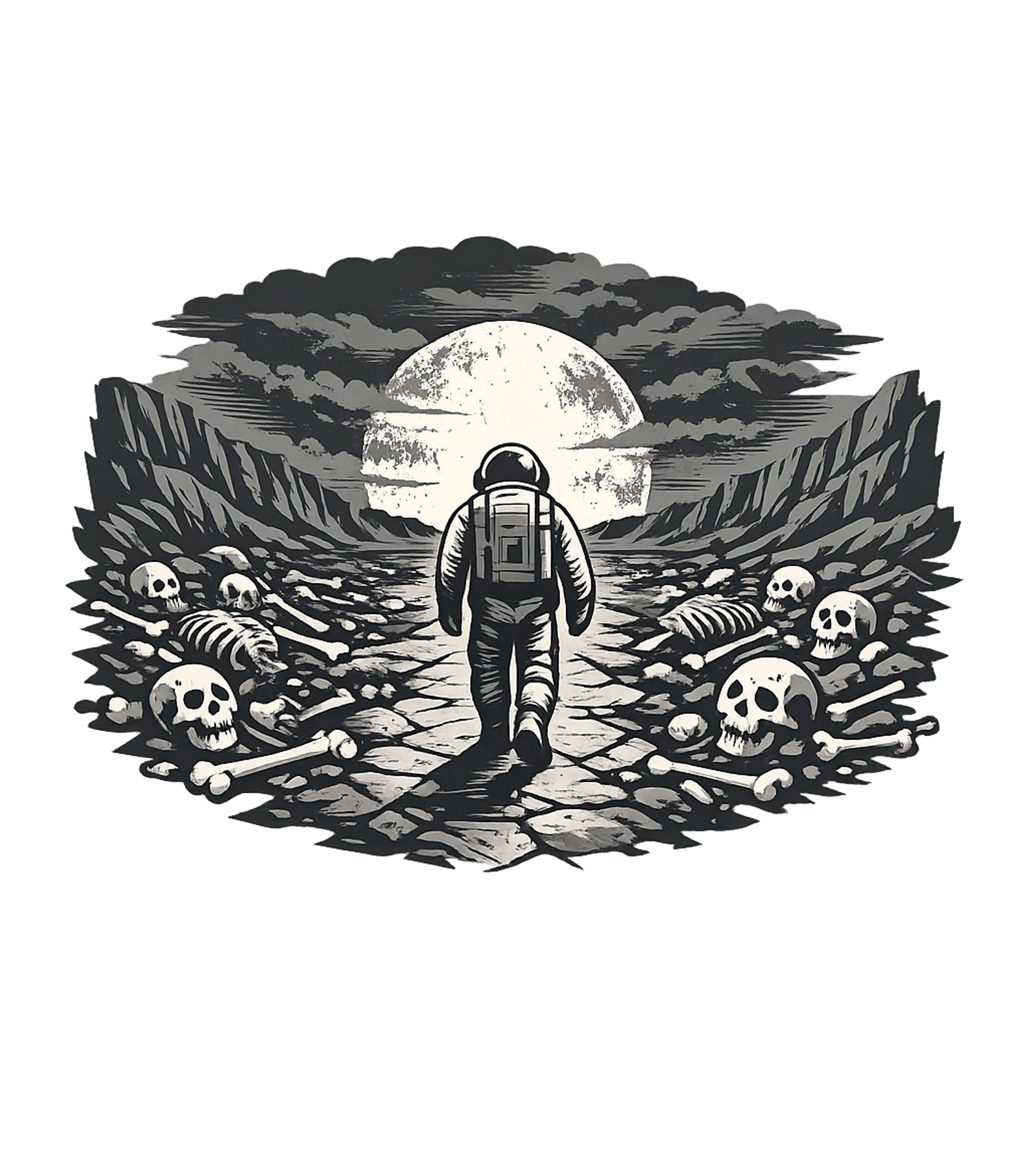 Lone Astronaut Bones Gaming Hooded Sweatshirt featuring Embark on a mysterious journey with this striking graphic fe – designed by Geoff Brown @ SunFrog Lone Astronaut Bones Gaming Hooded Sweatshirt featuring Embark on a mysterious journey with this striking graphic fe – designed by Geoff Brown @ SunFrog