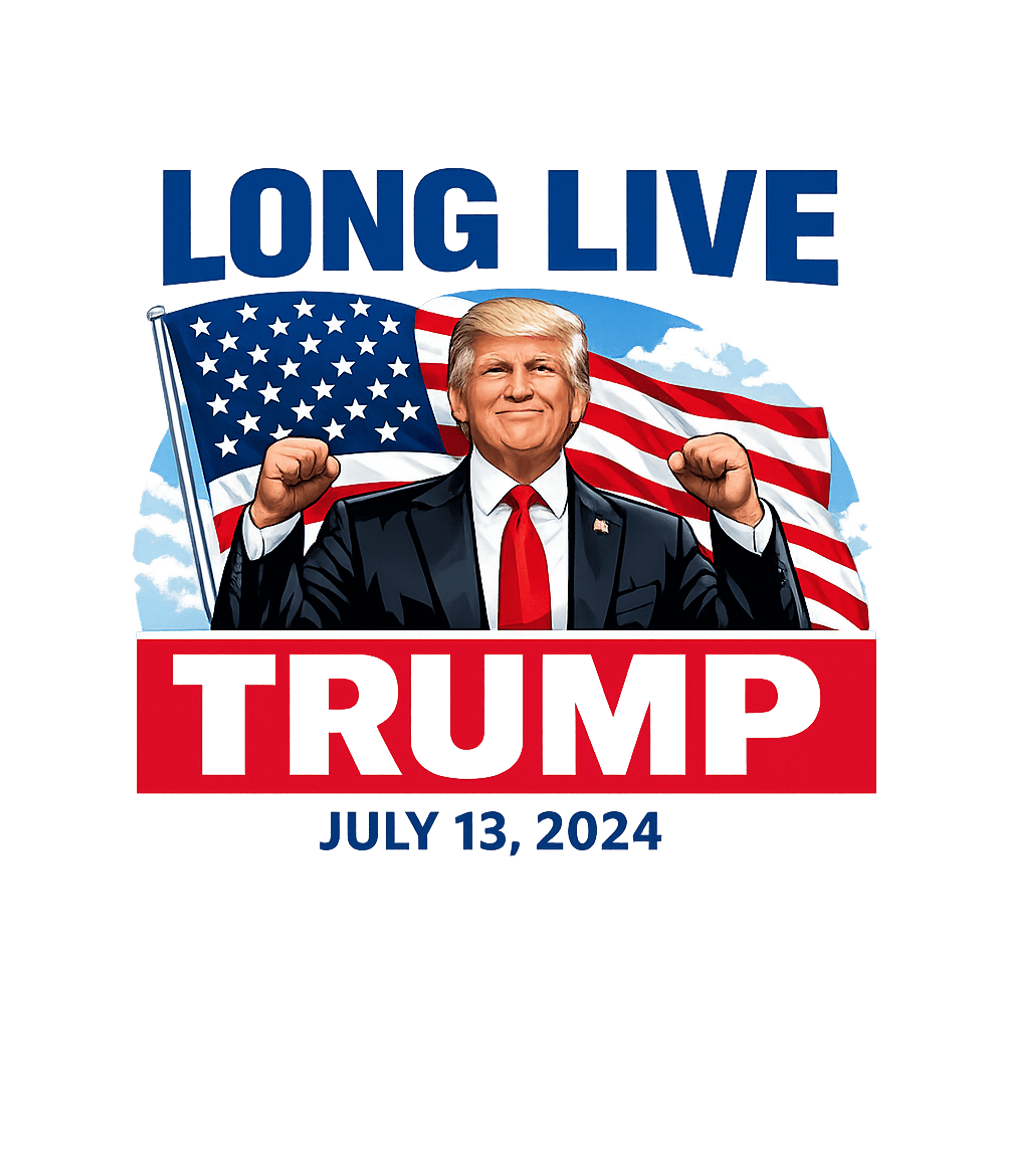 Long Live Trump 2024 American Flag Crewneck Sweatshirt featuring Show your unwavering support for Donald Trump with this bold – designed by Geoff Brown @ SunFrog Long Live Trump 2024 American Flag Crewneck Sweatshirt featuring Show your unwavering support for Donald Trump with this bold – designed by Geoff Brown @ SunFrog