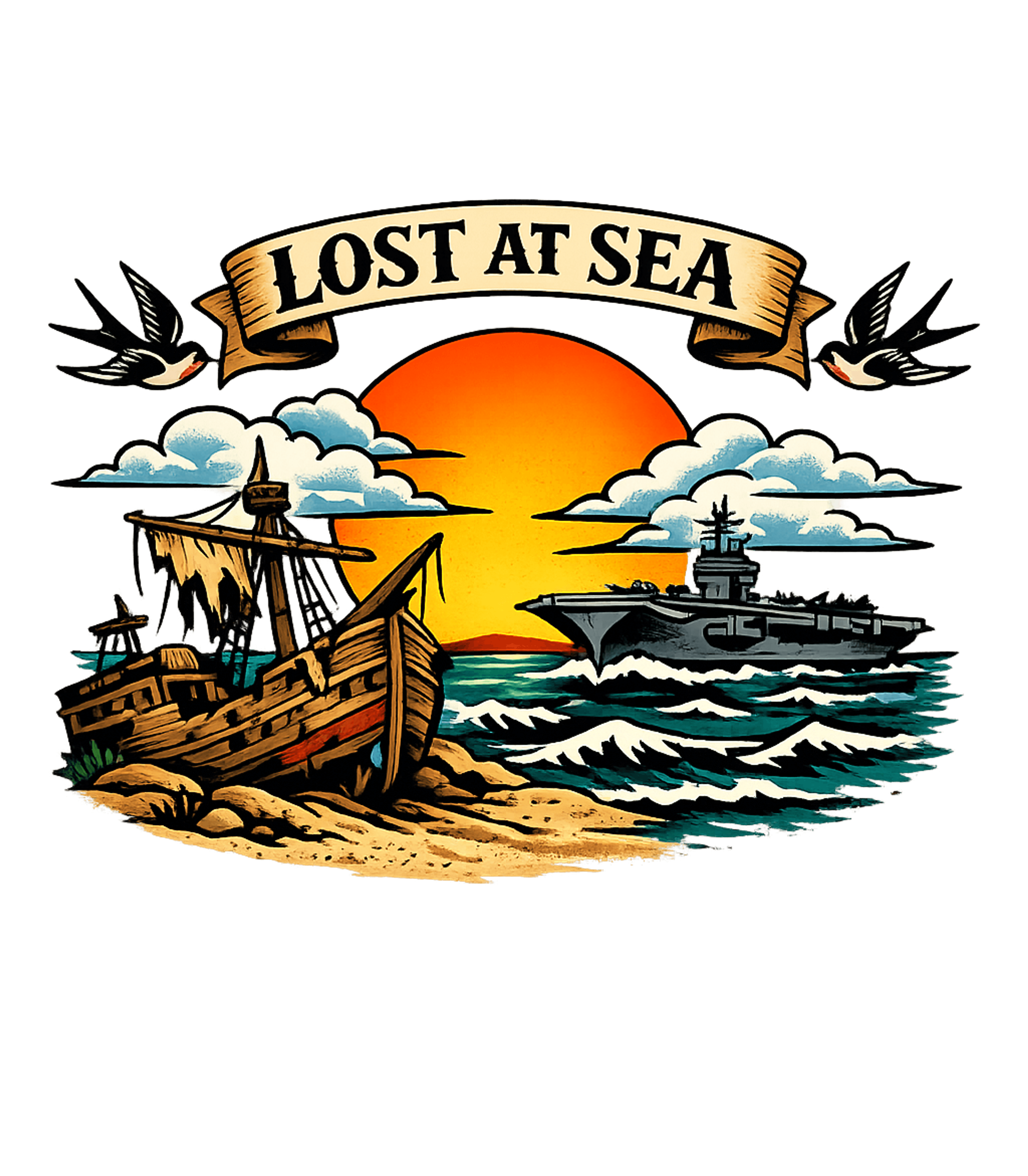 Lost At Sea Boating Premium T-Shirt featuring Embrace the adventurous spirit with this bold 'Lost At Sea' – designed by Geoff Brown @ SunFrog Lost At Sea Boating Premium T-Shirt featuring Embrace the adventurous spirit with this bold 'Lost At Sea' – designed by Geoff Brown @ SunFrog