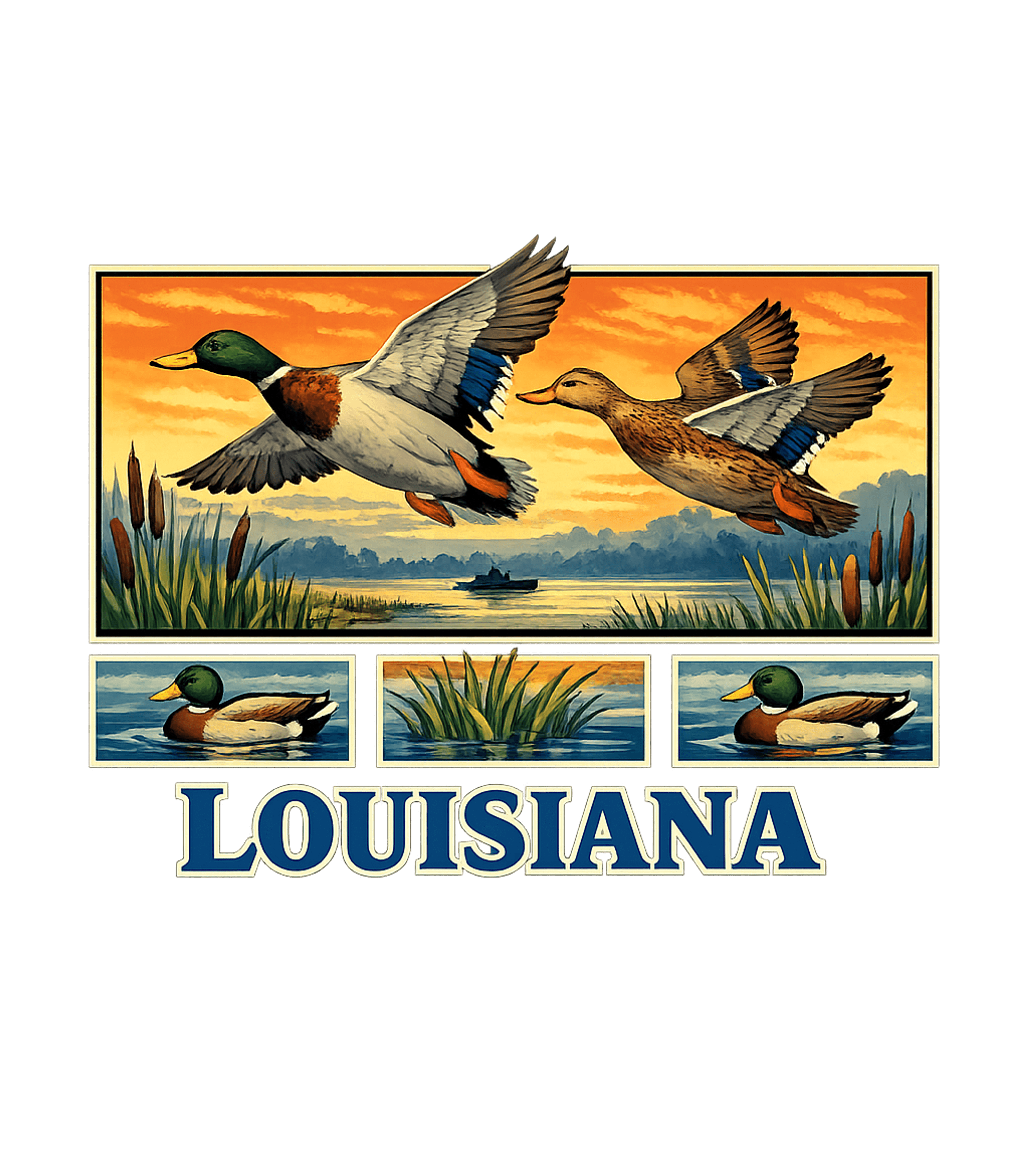 Louisiana Duck Hunt Louisiana Premium T-Shirt featuring Show your love for Louisiana's rich waterfowl heritage with – designed by Geoff Brown @ SunFrog Louisiana Duck Hunt Louisiana Premium T-Shirt featuring Show your love for Louisiana's rich waterfowl heritage with – designed by Geoff Brown @ SunFrog