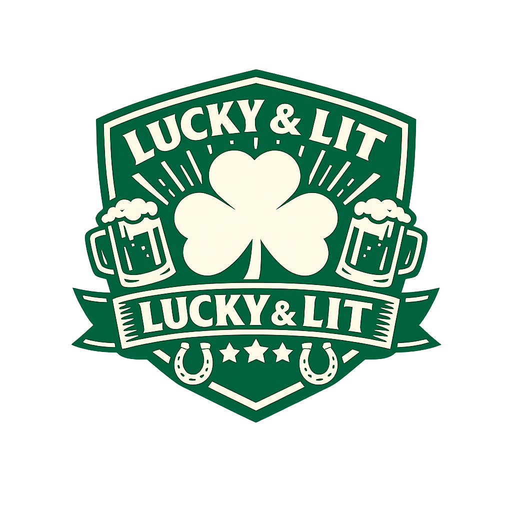 Lucky & Lit St. Patrick's St. Patrick's Day Hooded Sweatshirt featuring Celebrate St – designed by Noah @ SunFrog Lucky & Lit St. Patrick's St. Patrick's Day Hooded Sweatshirt featuring Celebrate St – designed by Noah @ SunFrog