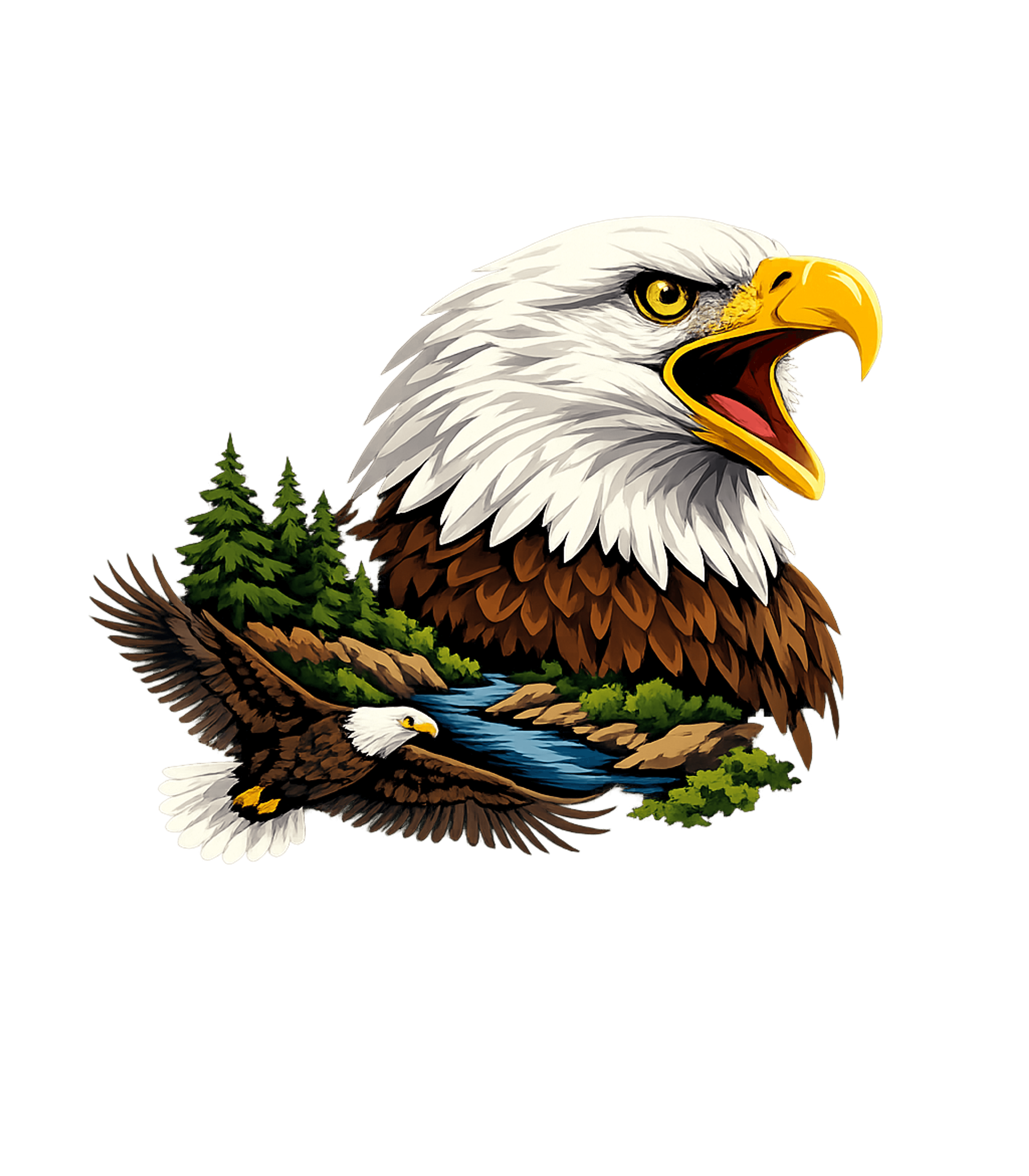 Majestic Eagle Landscape Wildlife Premium T-Shirt featuring Show your love for nature and wildlife with this stunning gr – designed by Geoff Brown @ SunFrog Majestic Eagle Landscape Wildlife Premium T-Shirt featuring Show your love for nature and wildlife with this stunning gr – designed by Geoff Brown @ SunFrog