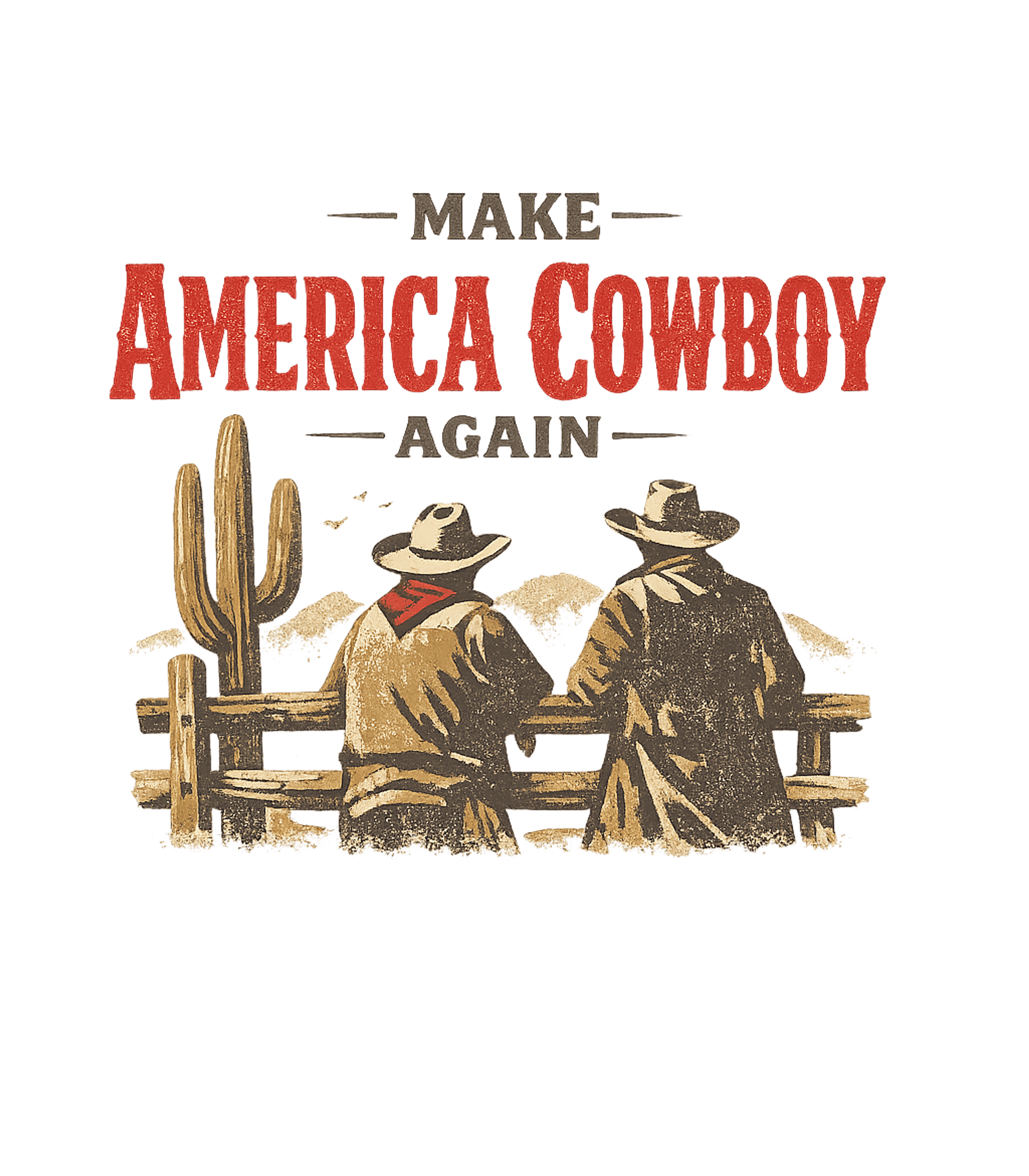 Make America Cowboy Again Western Scene Graphic Tee Graphic Premium T-Shirt featuring Generated via Design Mixer – designed by Geoff Brown @ SunFrog Make America Cowboy Again Western Scene Graphic Tee Graphic Premium T-Shirt featuring Generated via Design Mixer – designed by Geoff Brown @ SunFrog