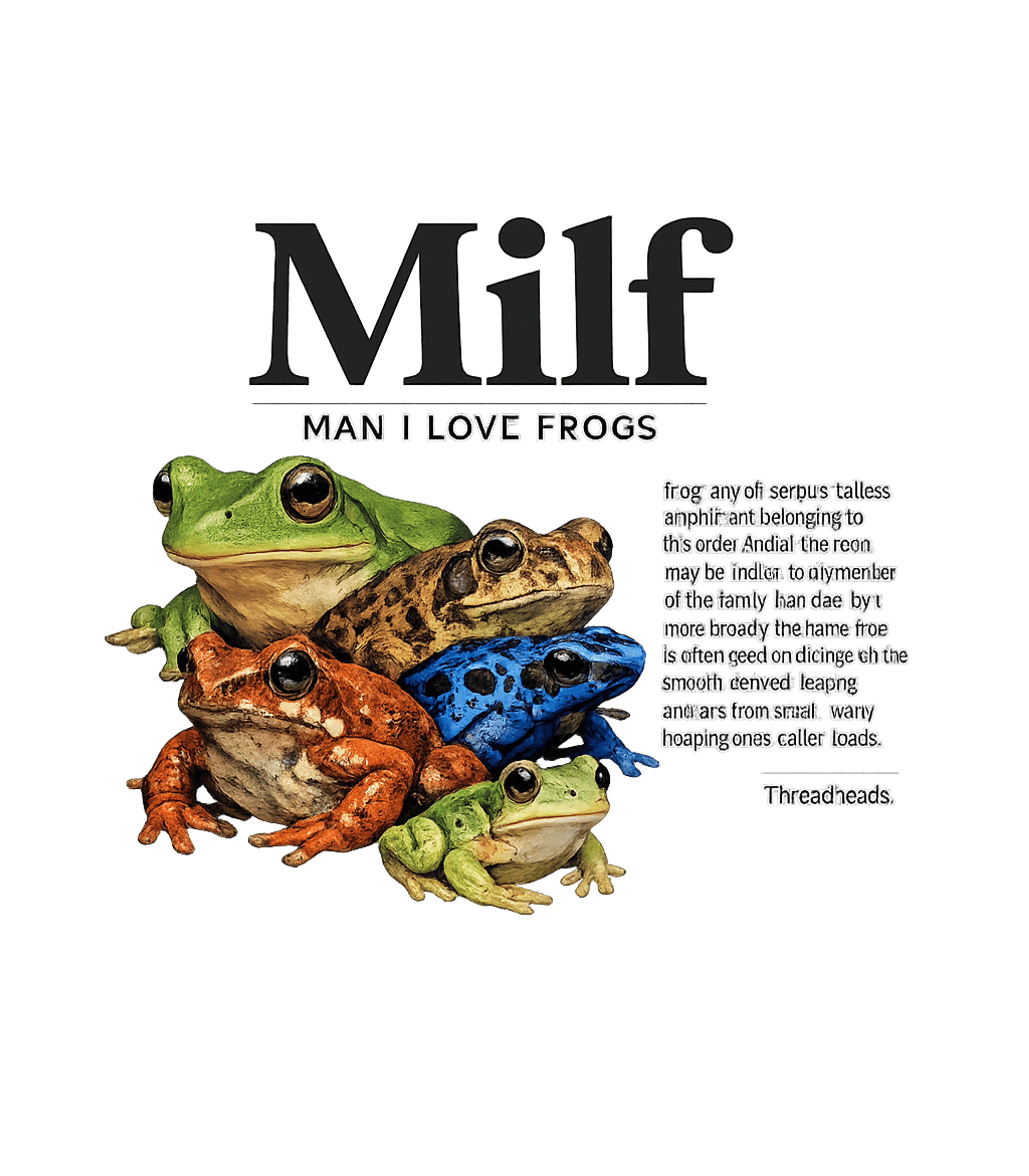 Man I Love Frogs Wildlife Premium T-Shirt featuring Show your love for amphibians with this humorous graphic tee – designed by Geoff Brown @ SunFrog Man I Love Frogs Wildlife Premium T-Shirt featuring Show your love for amphibians with this humorous graphic tee – designed by Geoff Brown @ SunFrog