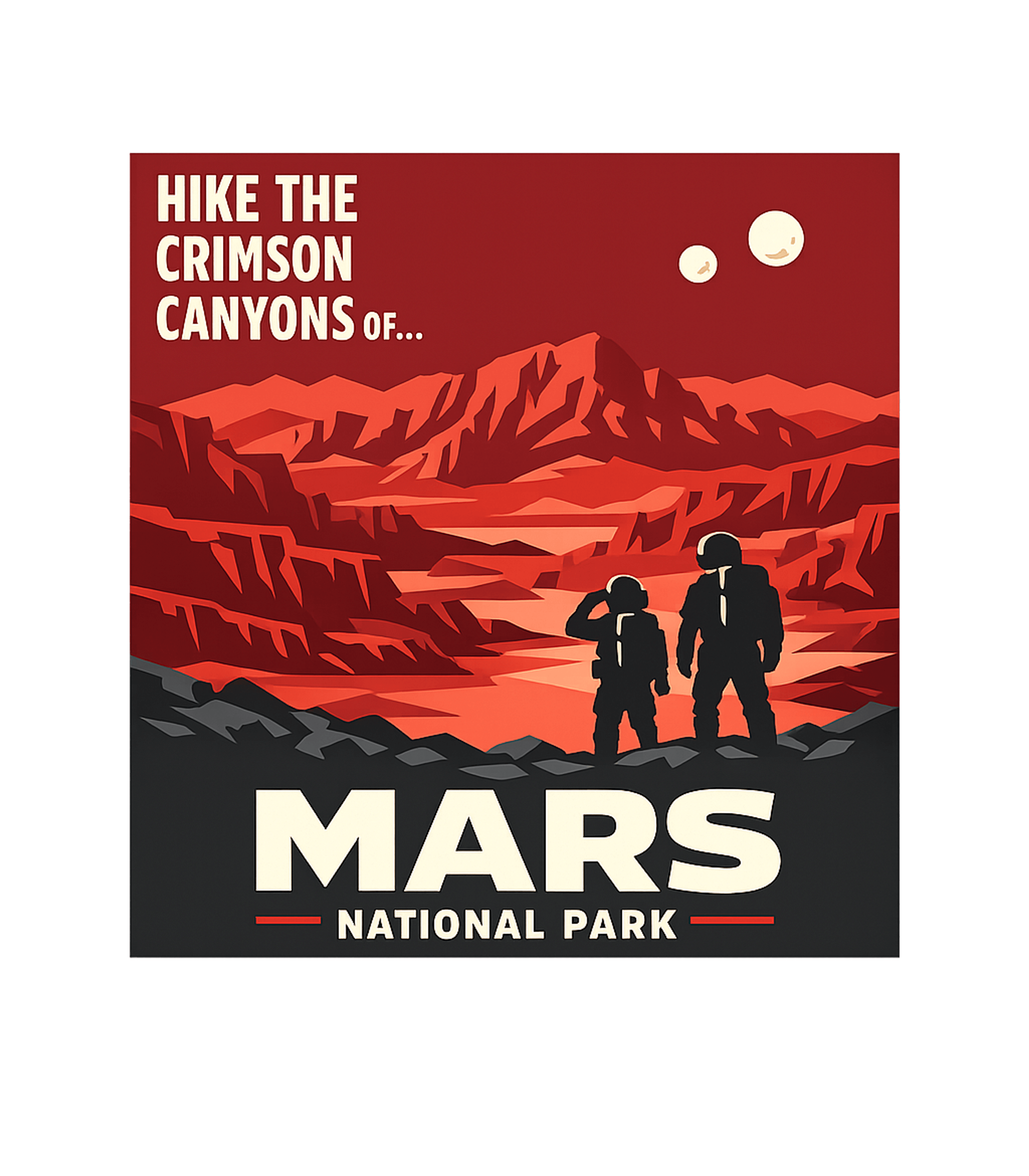 Mars National Park Hike Hiking Hooded Sweatshirt featuring Step into a future of cosmic adventure with this retro-style – designed by Geoff Brown @ SunFrog Mars National Park Hike Hiking Hooded Sweatshirt featuring Step into a future of cosmic adventure with this retro-style – designed by Geoff Brown @ SunFrog