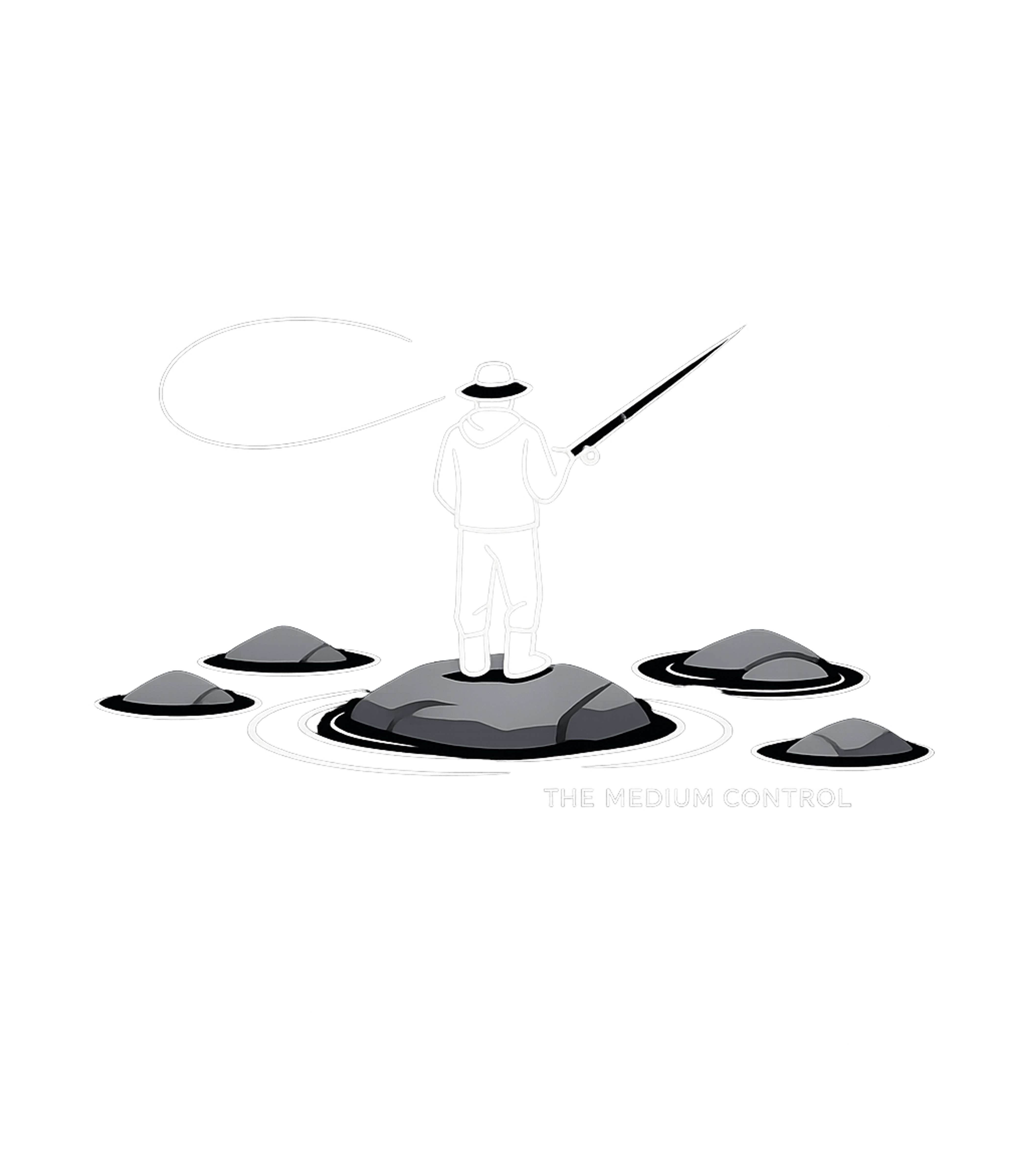 Medium Control Fisherman Fishing Hooded Sweatshirt featuring Cast your worries away with this minimalist line art t-shirt – designed by Geoff Brown @ SunFrog Medium Control Fisherman Fishing Hooded Sweatshirt featuring Cast your worries away with this minimalist line art t-shirt – designed by Geoff Brown @ SunFrog