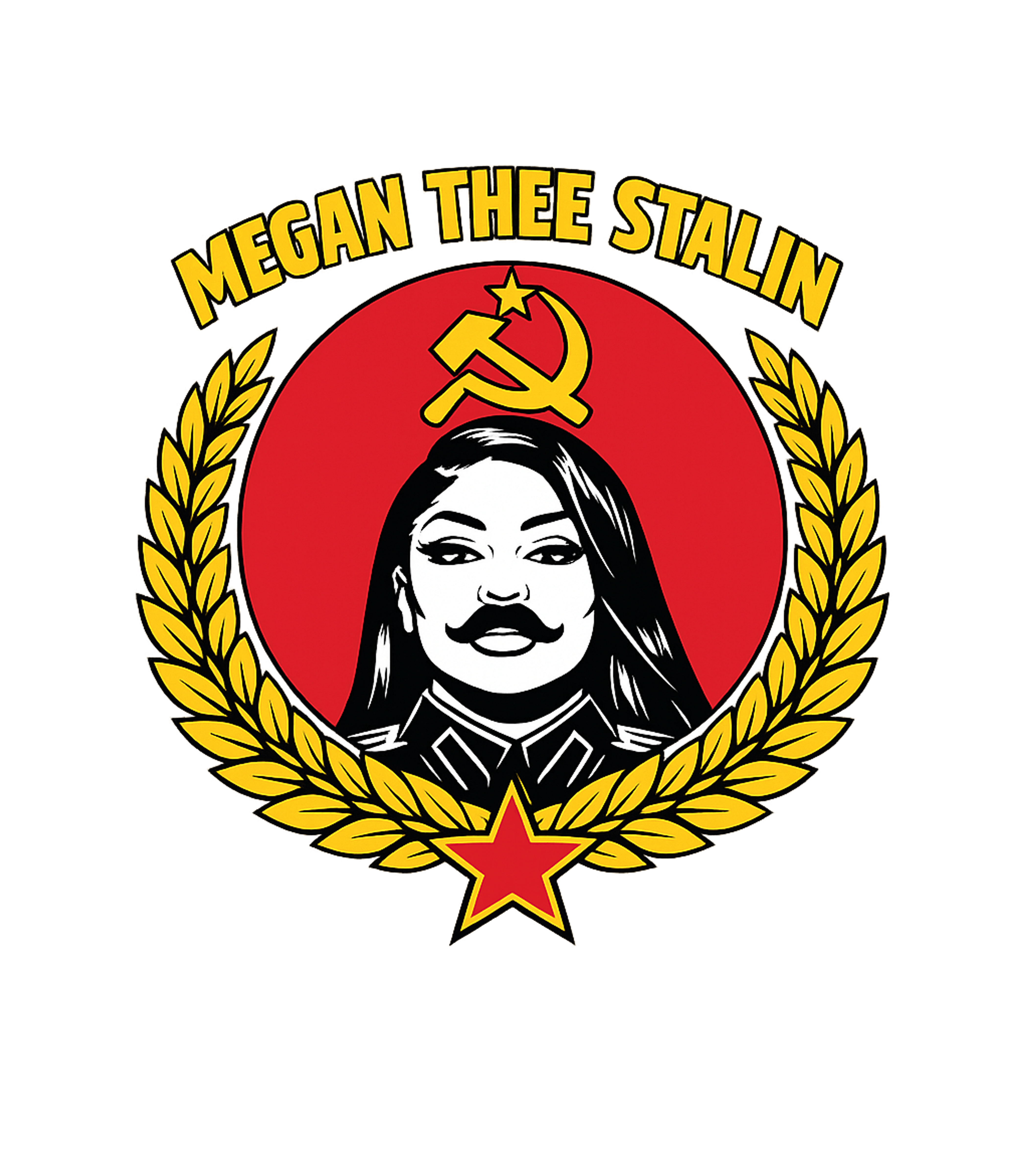 Megan Thee Stalin Meme Humor Crewneck Sweatshirt featuring This humorous graphic merges pop culture and historical icon – designed by Geoff Brown @ SunFrog Megan Thee Stalin Meme Humor Crewneck Sweatshirt featuring This humorous graphic merges pop culture and historical icon – designed by Geoff Brown @ SunFrog