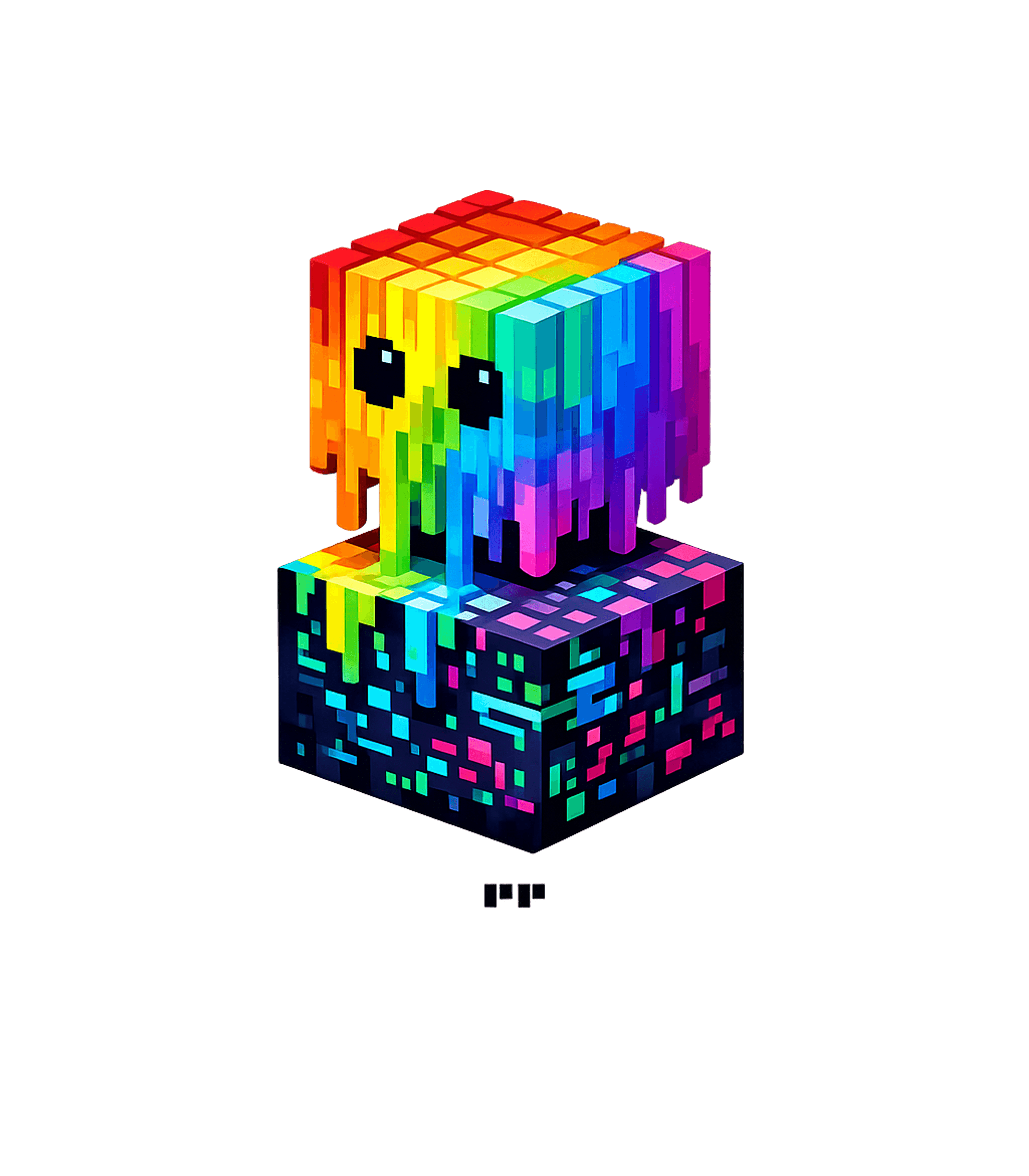 Melting Rainbow Cube Gaming Hooded Sweatshirt featuring This vibrant pixel art design features a rainbow-colored cub – designed by Geoff Brown @ SunFrog Melting Rainbow Cube Gaming Hooded Sweatshirt featuring This vibrant pixel art design features a rainbow-colored cub – designed by Geoff Brown @ SunFrog