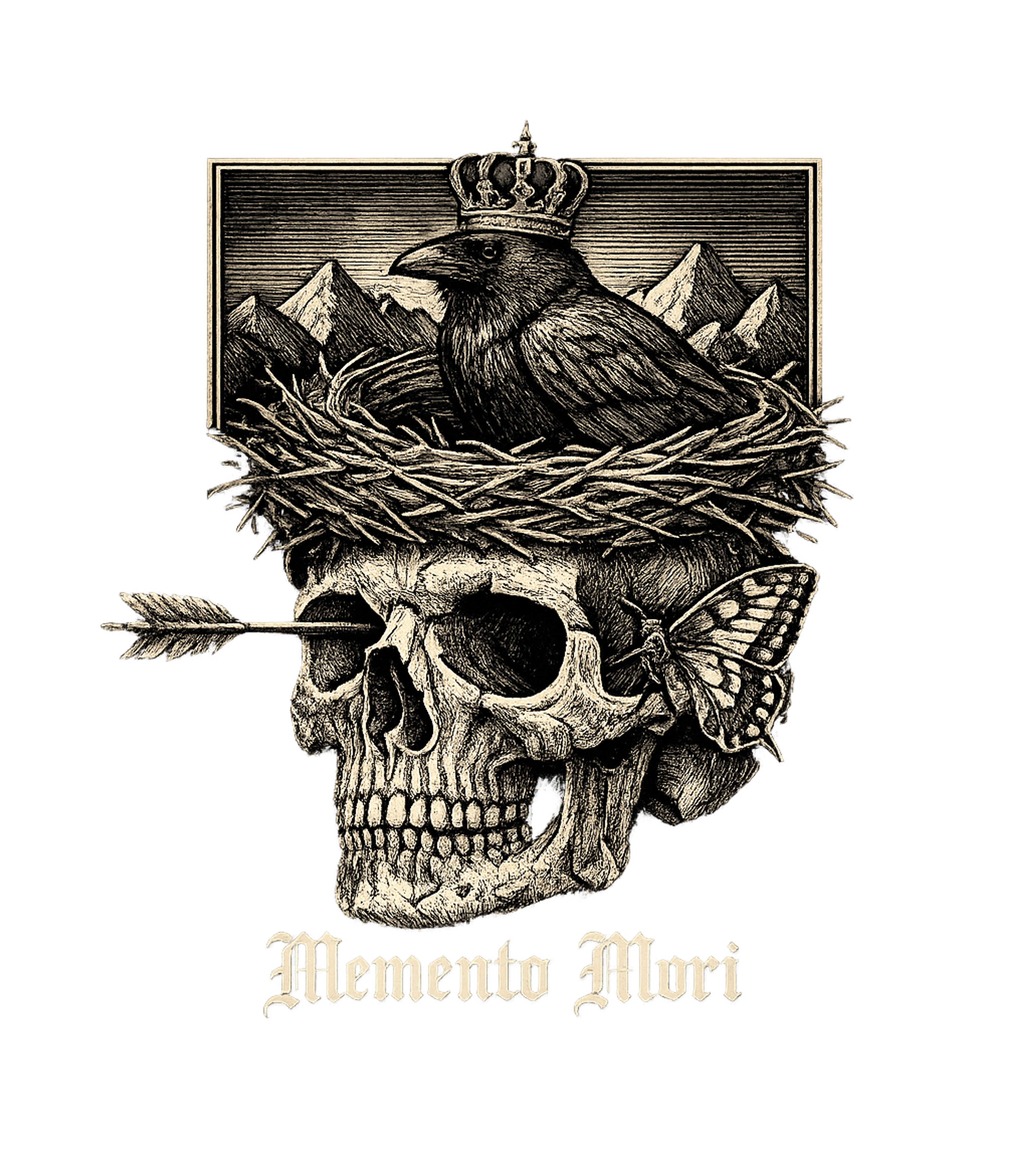 Memento Mori Crow Skull Inspirational Messages Premium T-Shirt featuring Embrace mortality with this striking Memento Mori artwork fe – designed by Geoff Brown @ SunFrog Memento Mori Crow Skull Inspirational Messages Premium T-Shirt featuring Embrace mortality with this striking Memento Mori artwork fe – designed by Geoff Brown @ SunFrog
