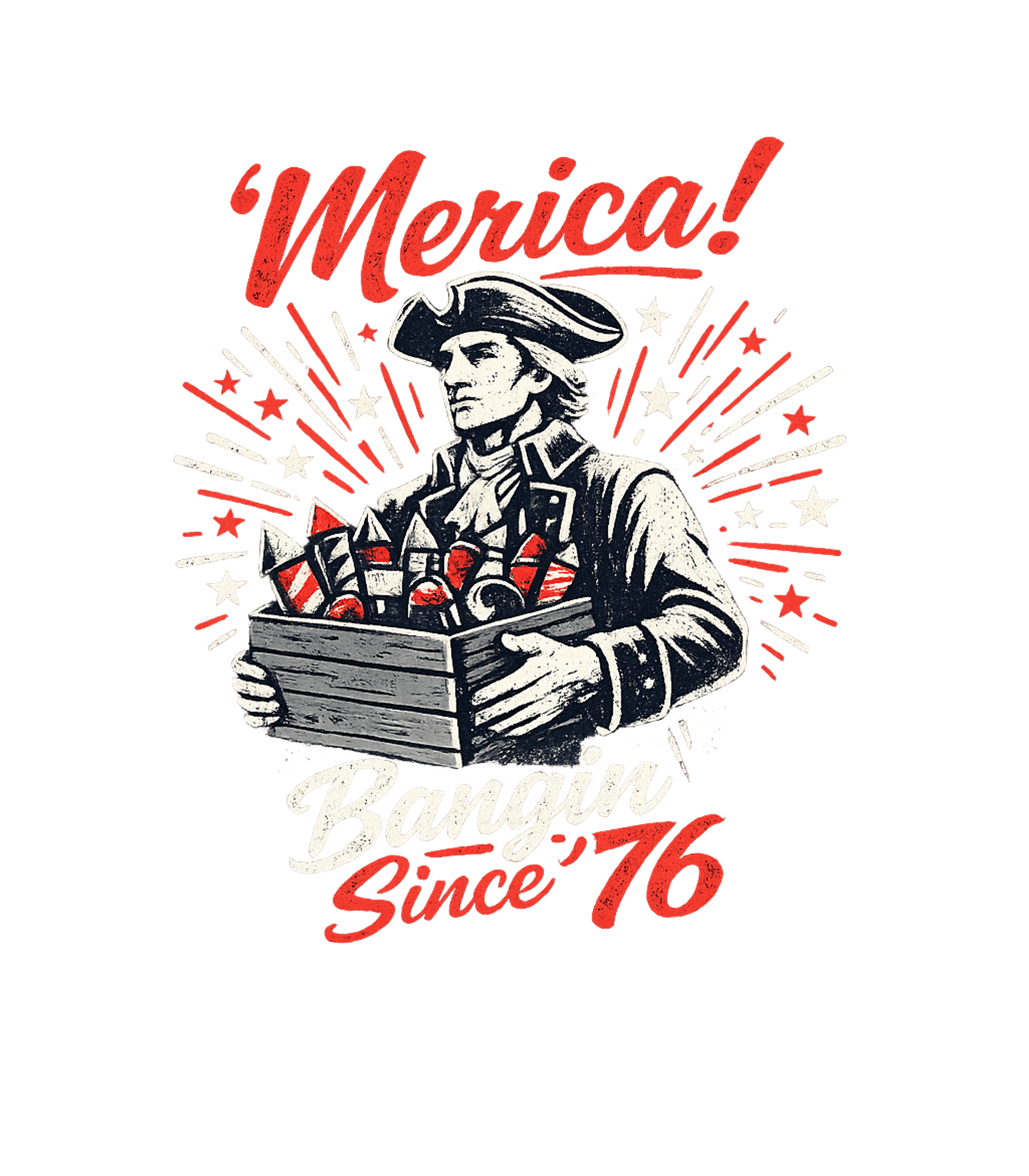 Merica Bangin Since 76 Freedom / Constitution Premium T-Shirt featuring Celebrate American independence with this vintage-style grap – designed by Geoff Brown @ SunFrog Merica Bangin Since 76 Freedom / Constitution Premium T-Shirt featuring Celebrate American independence with this vintage-style grap – designed by Geoff Brown @ SunFrog