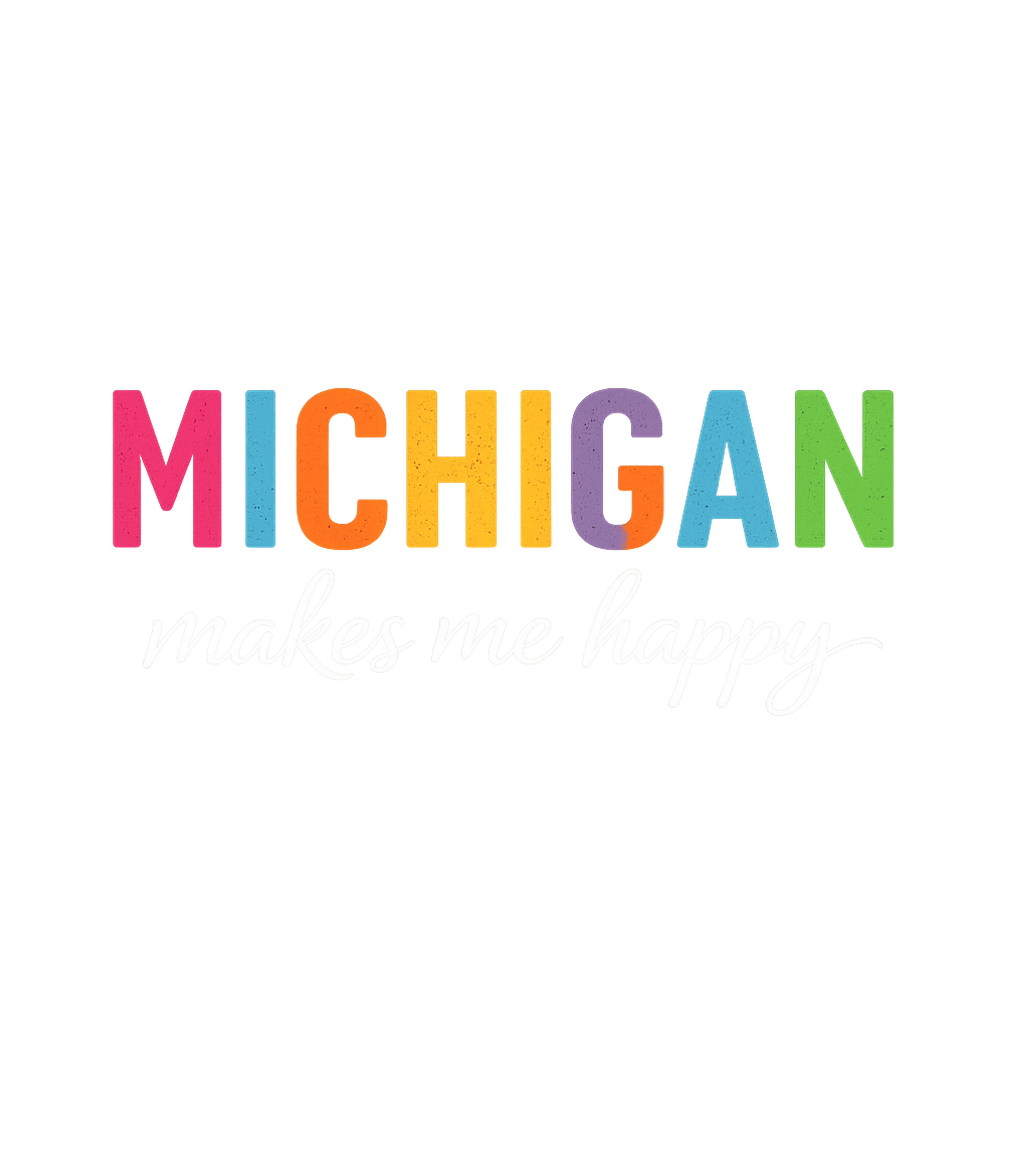 Michigan Makes Me Happy Michigan Premium T-Shirt featuring Show your affection for the Great Lakes State with this vibr – designed by Geoff Brown @ SunFrog Michigan Makes Me Happy Michigan Premium T-Shirt featuring Show your affection for the Great Lakes State with this vibr – designed by Geoff Brown @ SunFrog