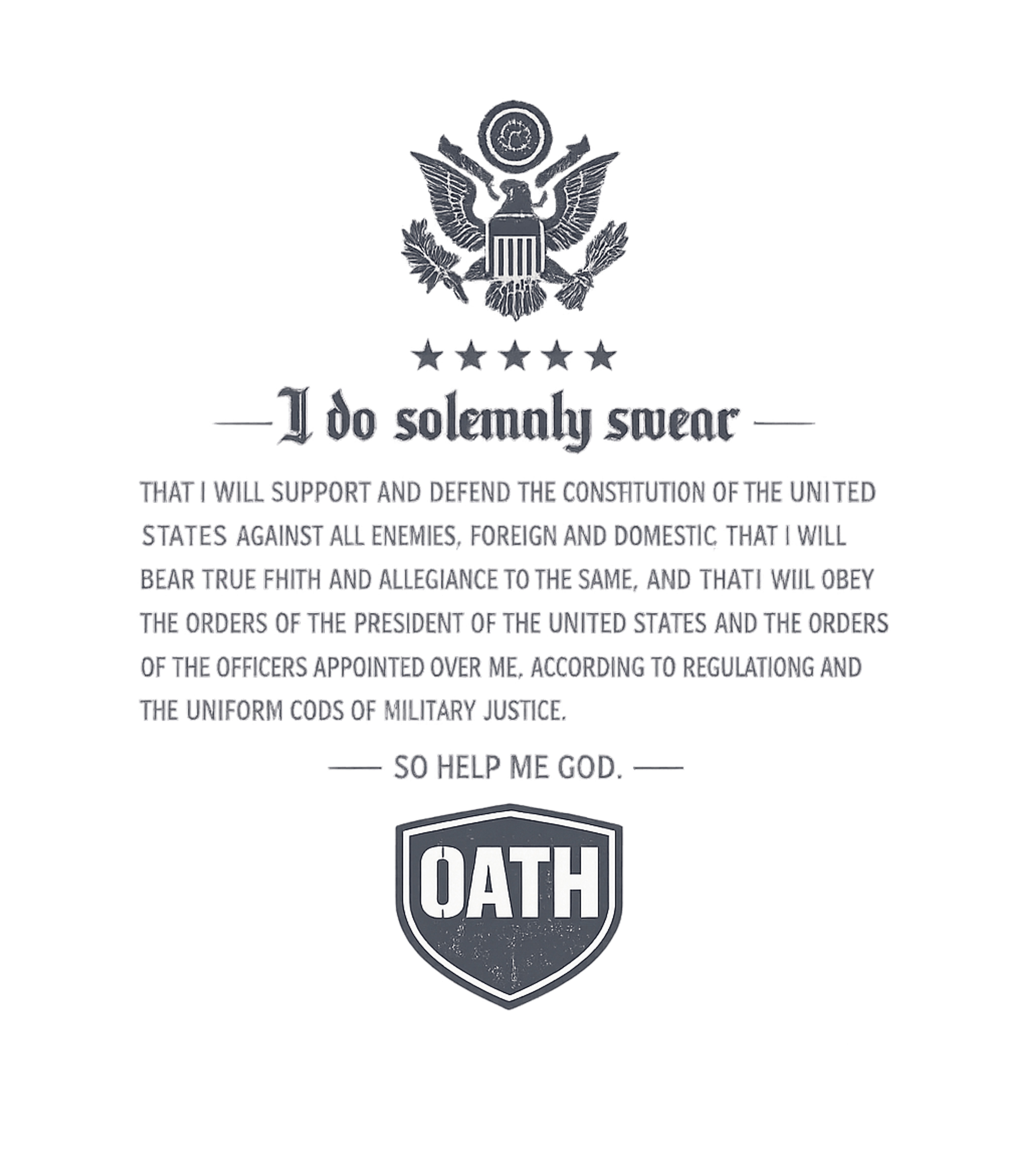 Military Oath of Service Military Pride Premium T-Shirt featuring Show your unwavering patriotism with this powerful graphic f – designed by Geoff Brown @ SunFrog Military Oath of Service Military Pride Premium T-Shirt featuring Show your unwavering patriotism with this powerful graphic f – designed by Geoff Brown @ SunFrog