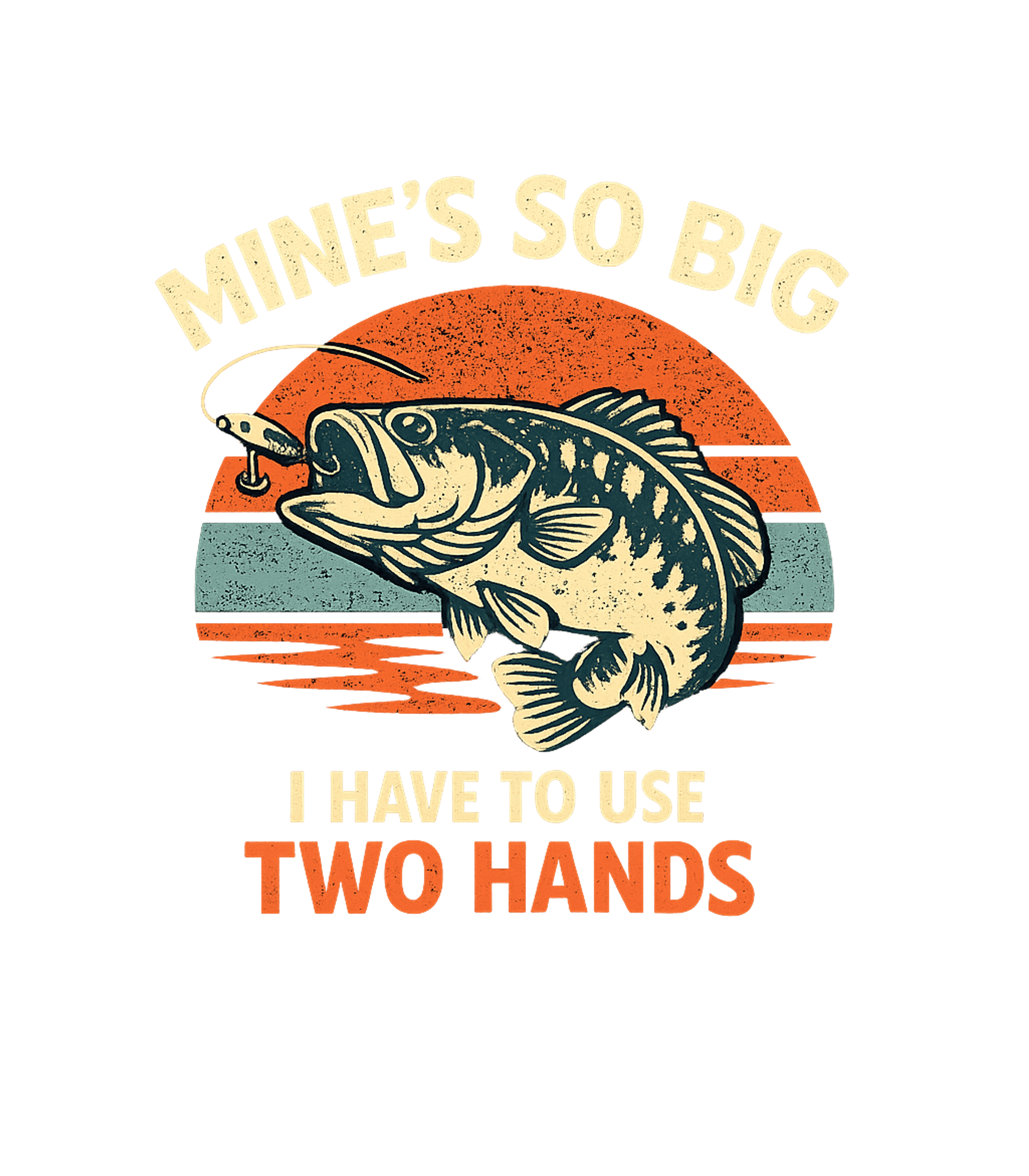 Mine's So Big Fishing Fishing Hooded Sweatshirt featuring This vintage-style graphic features a bold largemouth bass a – designed by Geoff Brown @ SunFrog Mine's So Big Fishing Fishing Hooded Sweatshirt featuring This vintage-style graphic features a bold largemouth bass a – designed by Geoff Brown @ SunFrog