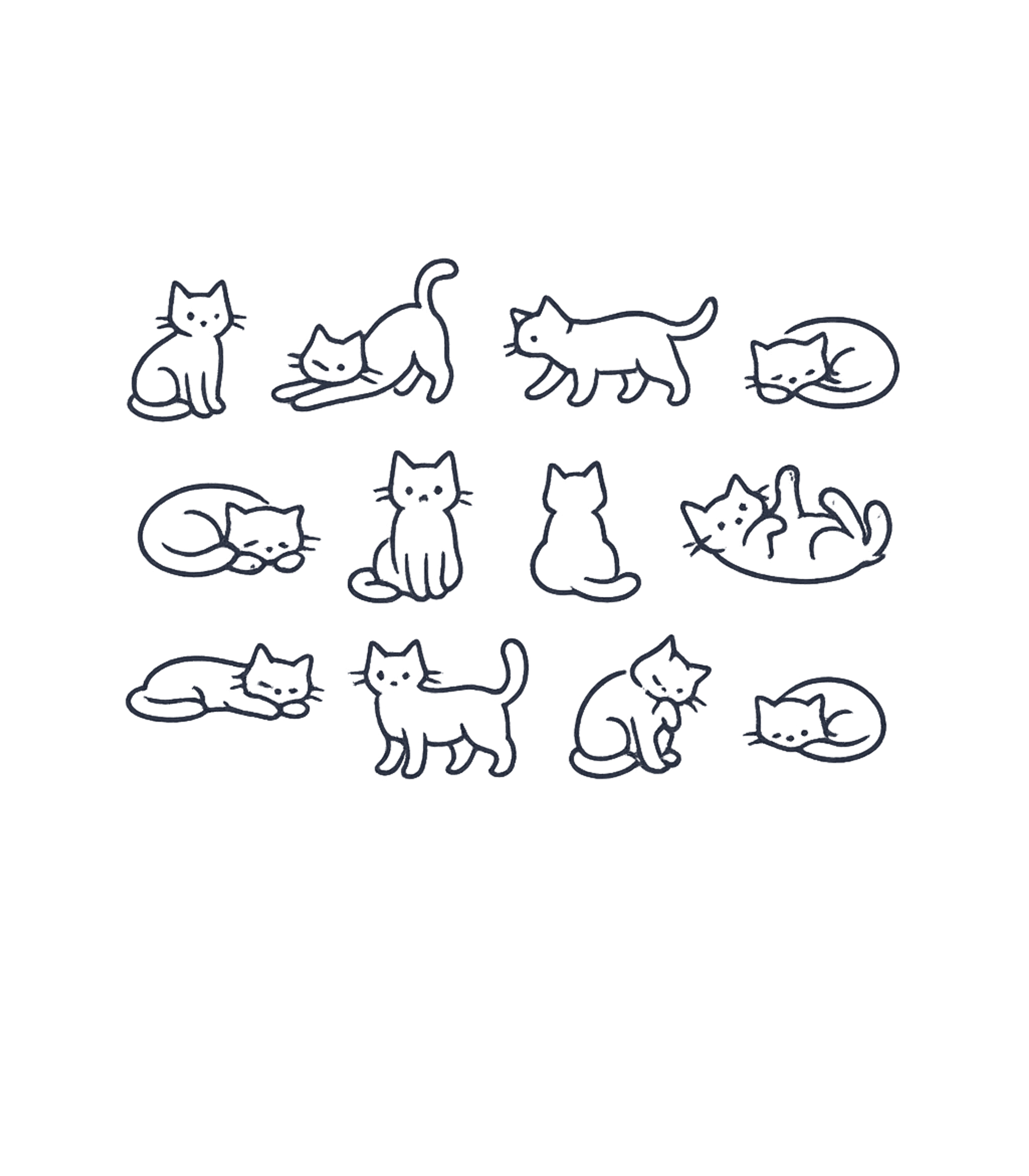 Minimalist Cat Doodles Cats Premium T-Shirt featuring Show your love for felines with this adorable t-shirt featur – designed by Geoff Brown @ SunFrog Minimalist Cat Doodles Cats Premium T-Shirt featuring Show your love for felines with this adorable t-shirt featur – designed by Geoff Brown @ SunFrog