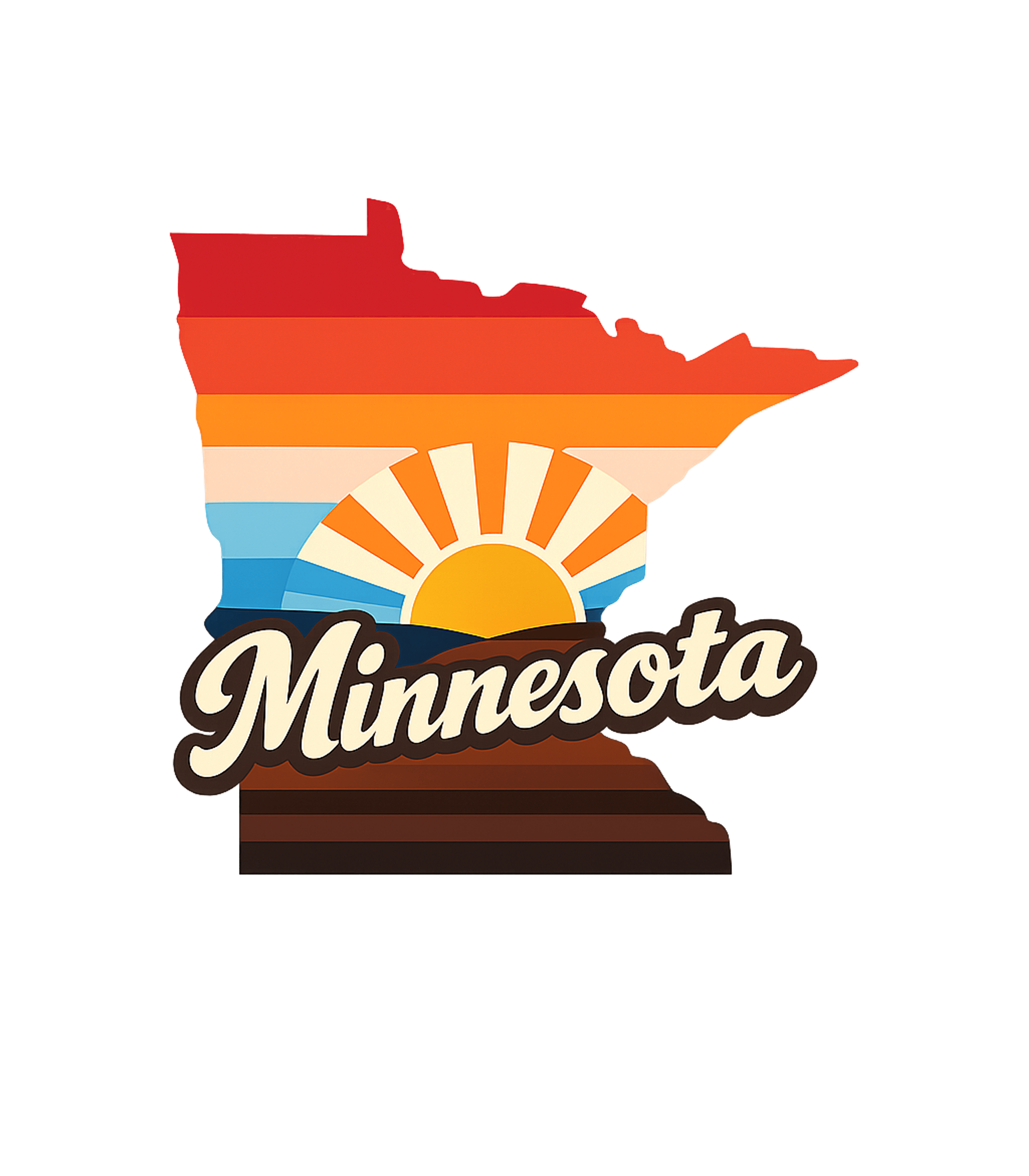 Minnesota Retro Sunset Minnesota Crewneck Sweatshirt featuring Embrace your love for Minnesota with this retro-inspired des – designed by Geoff Brown @ SunFrog Minnesota Retro Sunset Minnesota Crewneck Sweatshirt featuring Embrace your love for Minnesota with this retro-inspired des – designed by Geoff Brown @ SunFrog