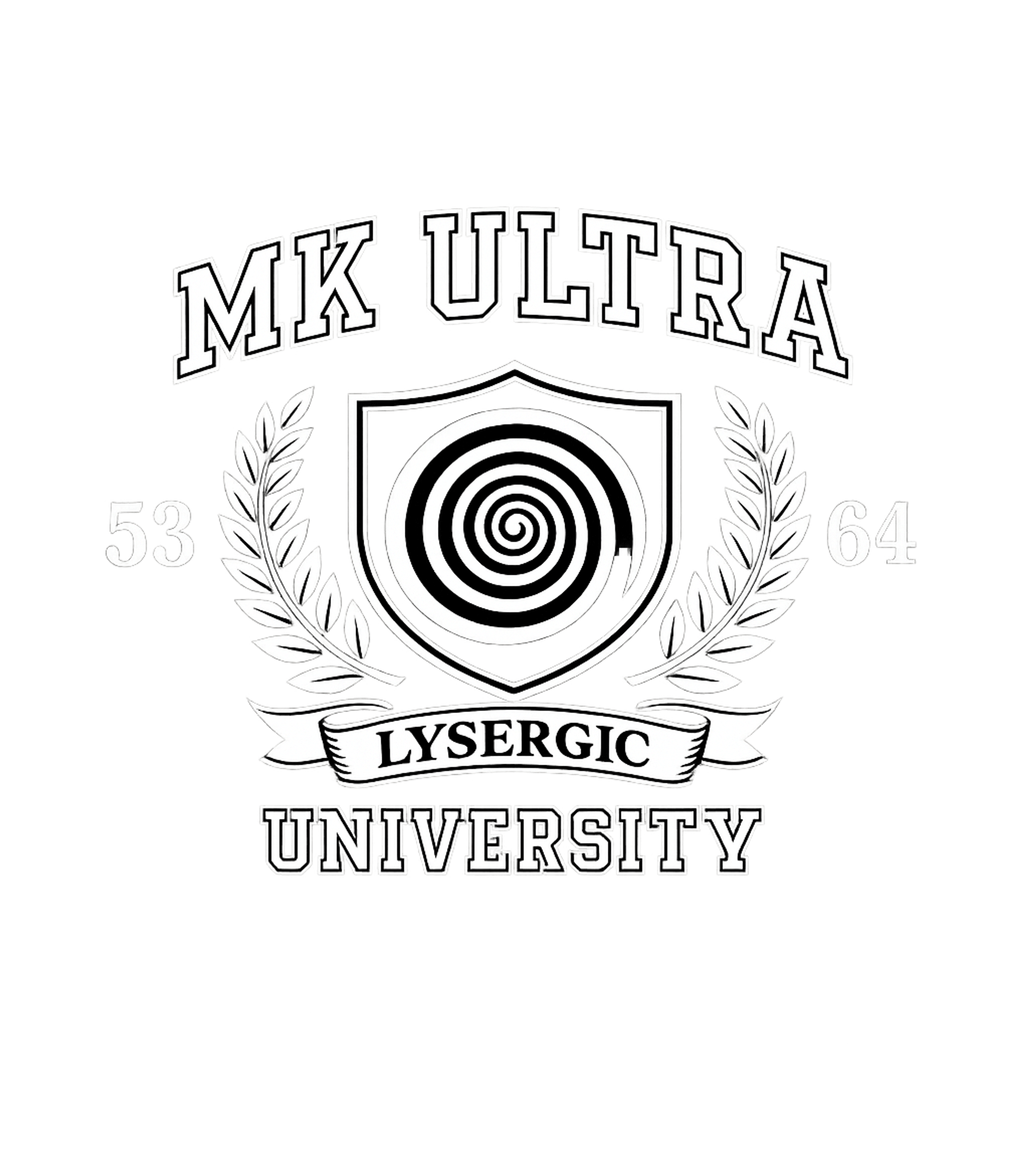 MK Ultra University Crest Sarcasm Crewneck Sweatshirt featuring This graphic offers a darkly humorous take on historical eve – designed by Geoff Brown @ SunFrog MK Ultra University Crest Sarcasm Crewneck Sweatshirt featuring This graphic offers a darkly humorous take on historical eve – designed by Geoff Brown @ SunFrog