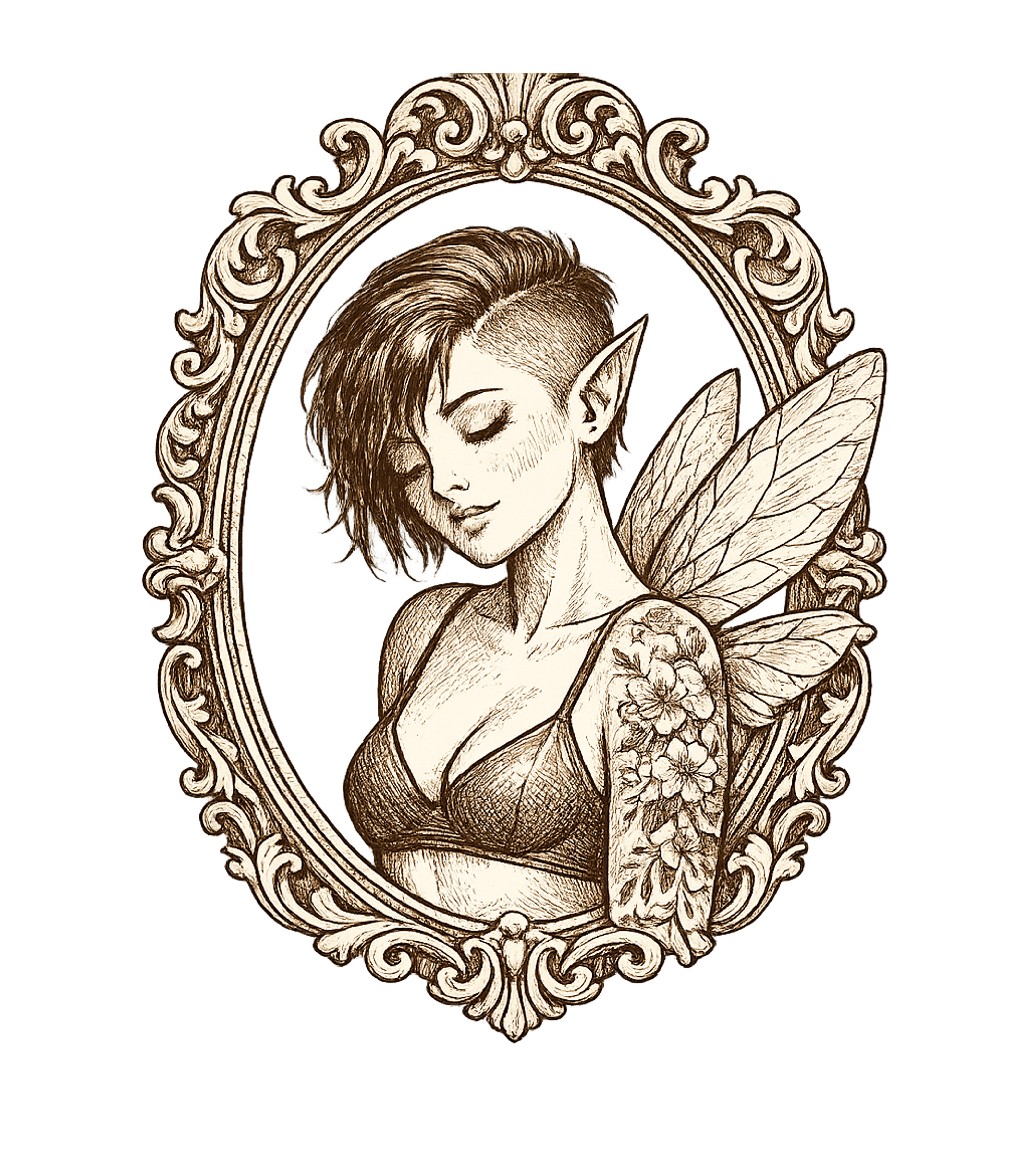 Modern Fairy Portrait Gaming Tank Top featuring This unique graphic features a contemporary fairy with an un – designed by Geoff Brown @ SunFrog Modern Fairy Portrait Gaming Tank Top featuring This unique graphic features a contemporary fairy with an un – designed by Geoff Brown @ SunFrog
