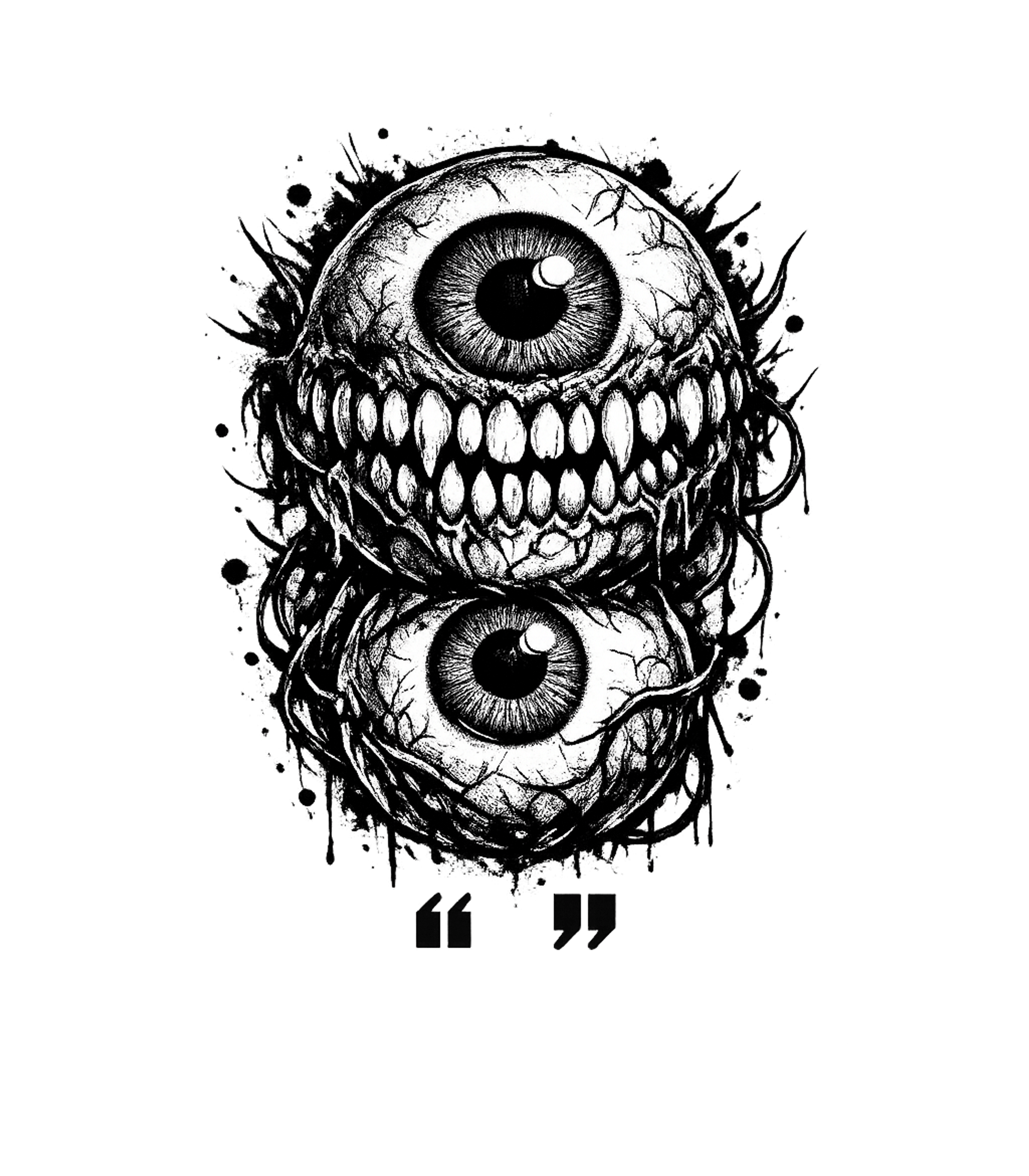 Monstrous Eyeball Grin halloween Crewneck Sweatshirt featuring Embrace the eerie with this striking black and white artwork – designed by Geoff Brown @ SunFrog Monstrous Eyeball Grin halloween Crewneck Sweatshirt featuring Embrace the eerie with this striking black and white artwork – designed by Geoff Brown @ SunFrog