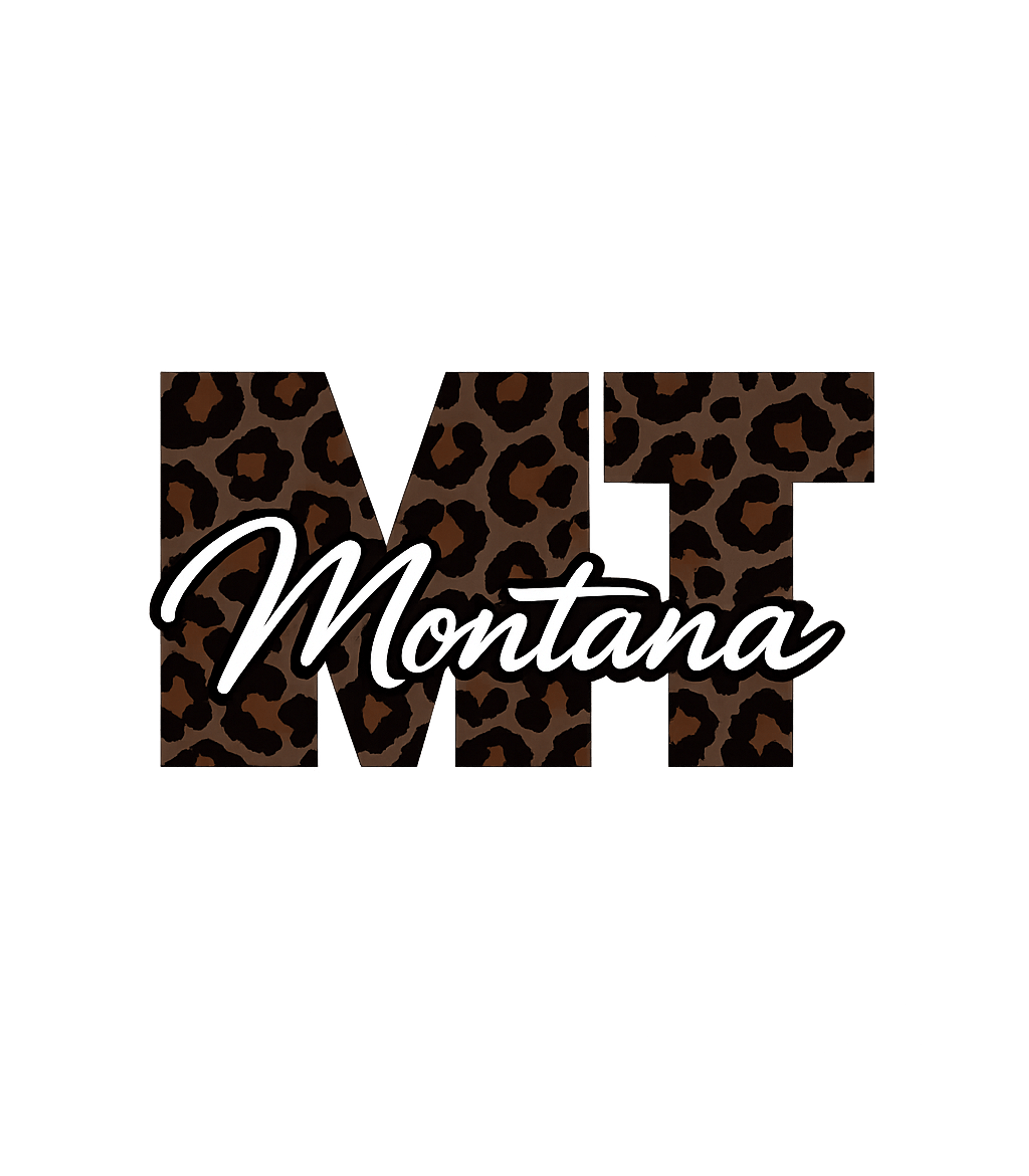 Montana Leopard MT Montana Crewneck Sweatshirt featuring This design features the abbreviation "MT" in a trendy leopa – designed by Geoff Brown @ SunFrog Montana Leopard MT Montana Crewneck Sweatshirt featuring This design features the abbreviation "MT" in a trendy leopa – designed by Geoff Brown @ SunFrog