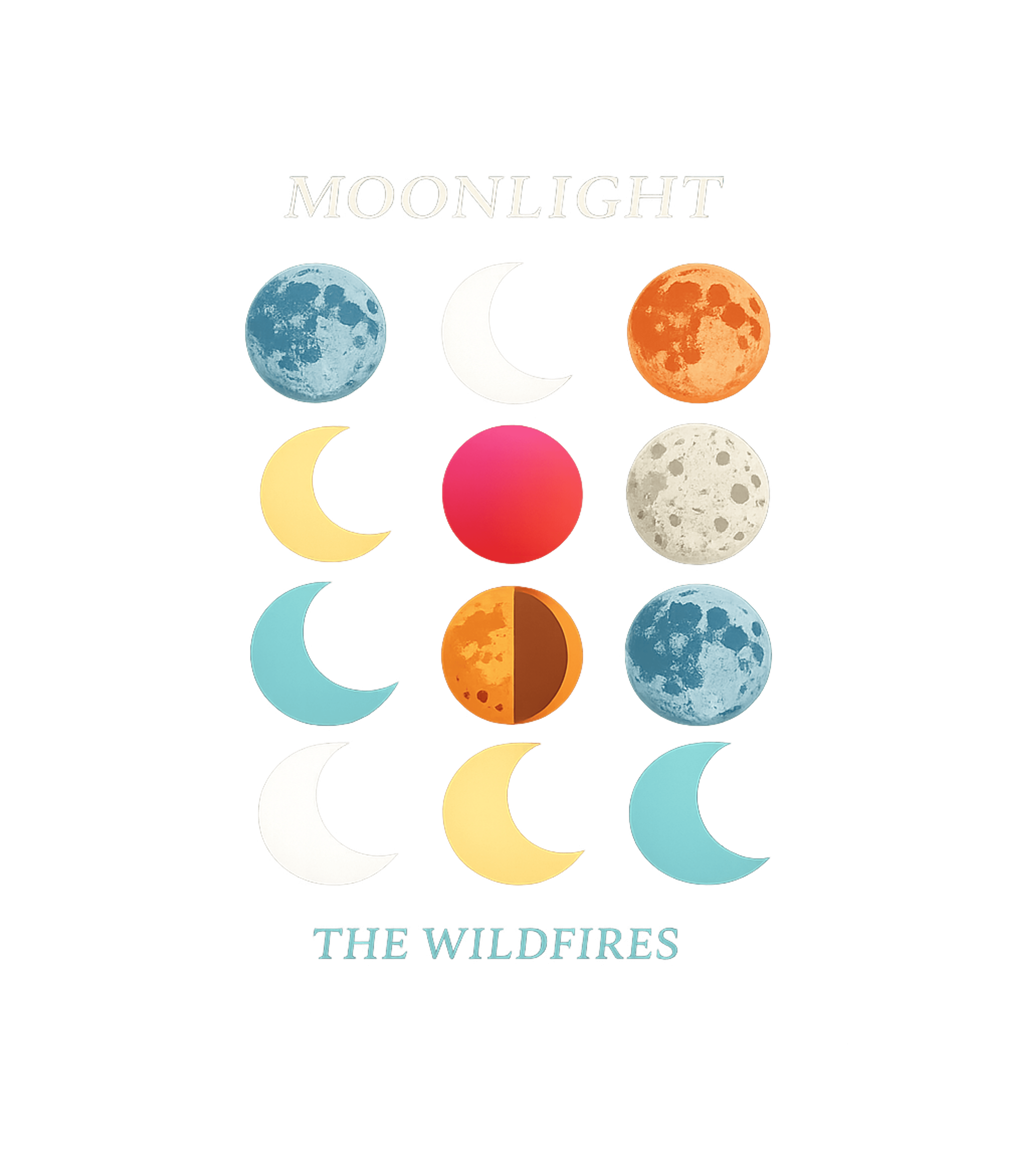 Moonlight Moon Phases Music Premium T-Shirt featuring This graphic tee features a striking grid of moon phases, fr – designed by Geoff Brown @ SunFrog Moonlight Moon Phases Music Premium T-Shirt featuring This graphic tee features a striking grid of moon phases, fr – designed by Geoff Brown @ SunFrog