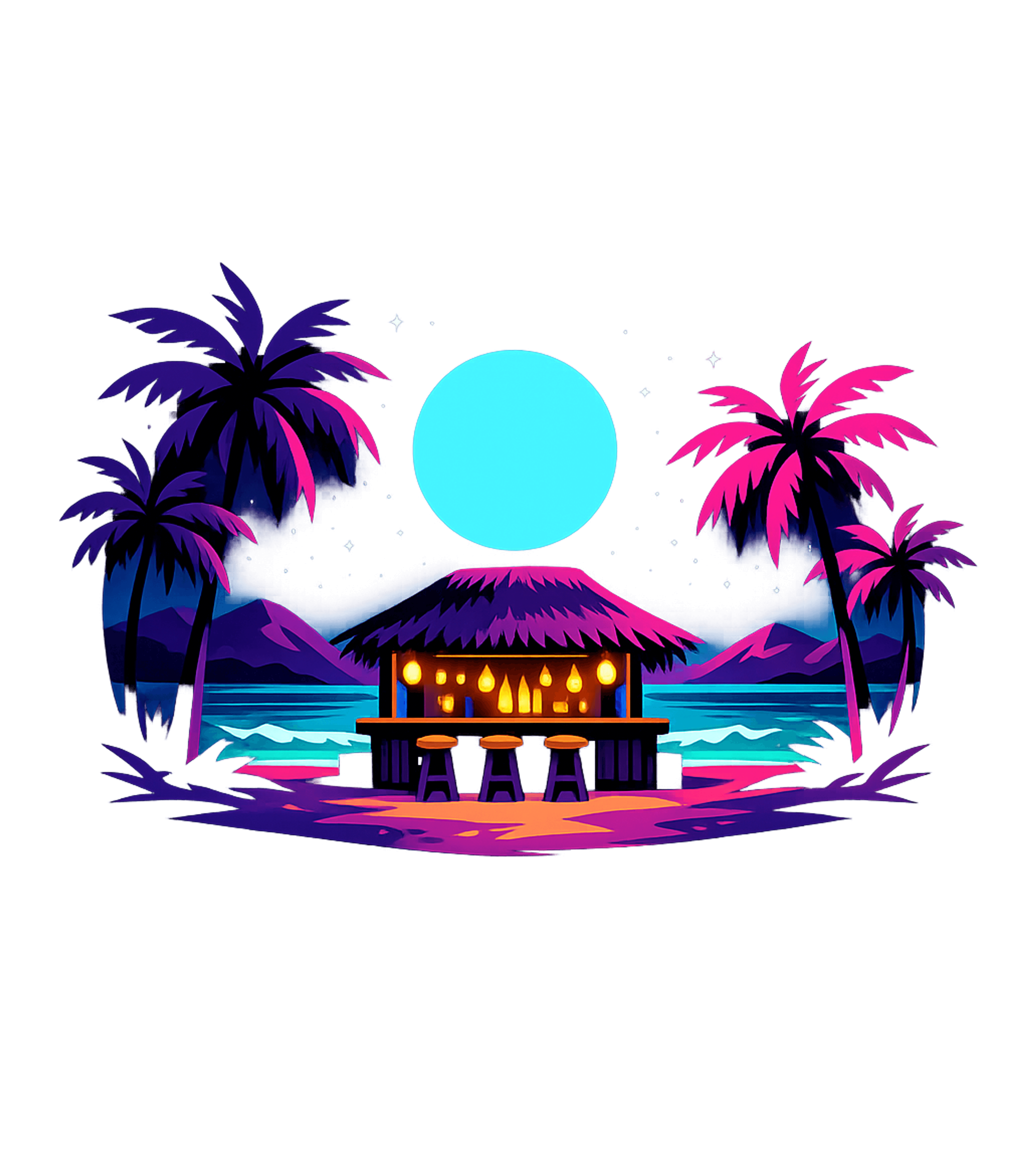Moonlit Tiki Bar Travel Premium T-Shirt featuring Immerse yourself in a vibrant tropical night with this retro – designed by Geoff Brown @ SunFrog Moonlit Tiki Bar Travel Premium T-Shirt featuring Immerse yourself in a vibrant tropical night with this retro – designed by Geoff Brown @ SunFrog