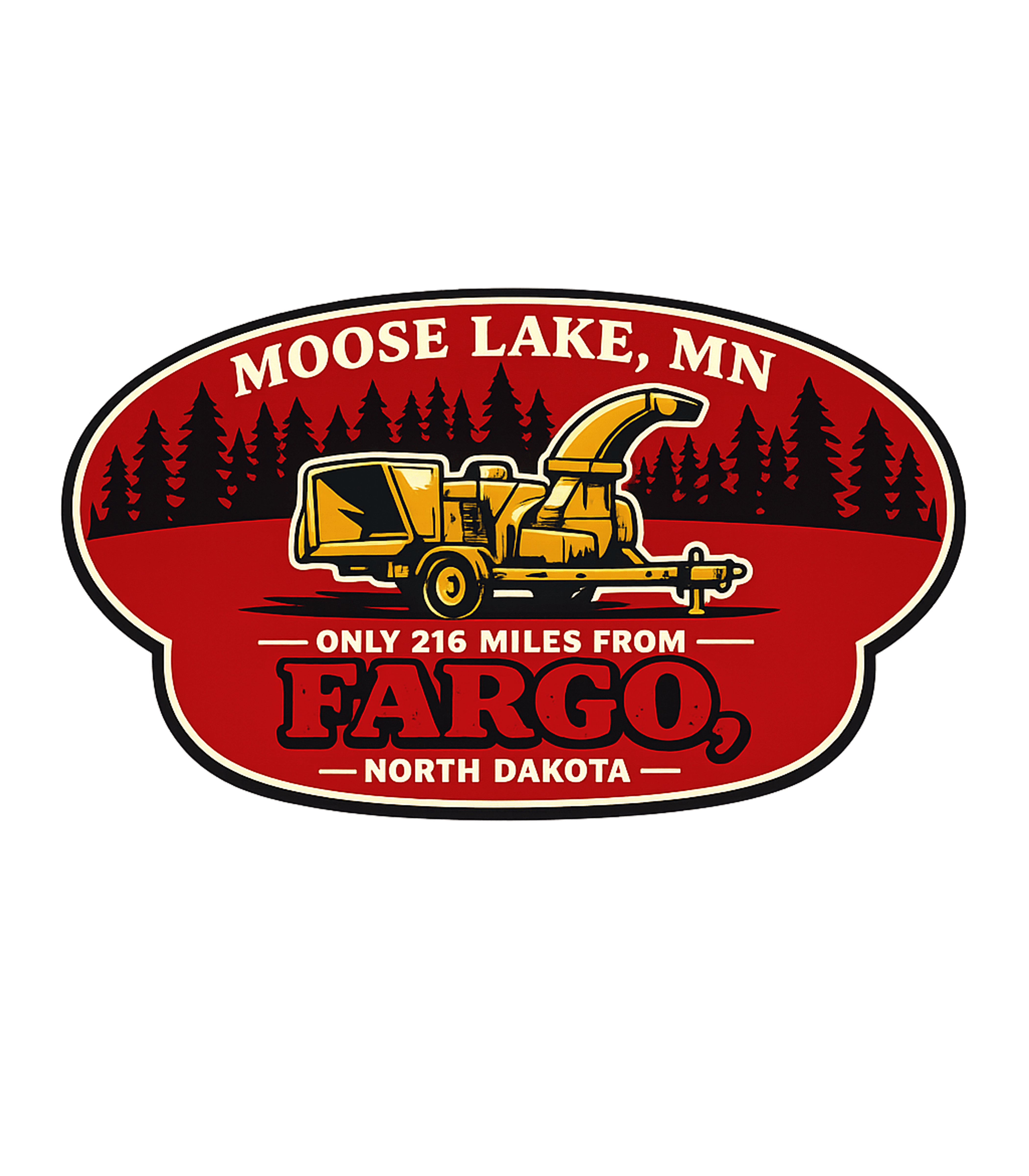 Moose Lake Wood Chipper Minnesota Crewneck Sweatshirt featuring This unique graphic celebrates Moose Lake, Minnesota, highli – designed by Geoff Brown @ SunFrog Moose Lake Wood Chipper Minnesota Crewneck Sweatshirt featuring This unique graphic celebrates Moose Lake, Minnesota, highli – designed by Geoff Brown @ SunFrog