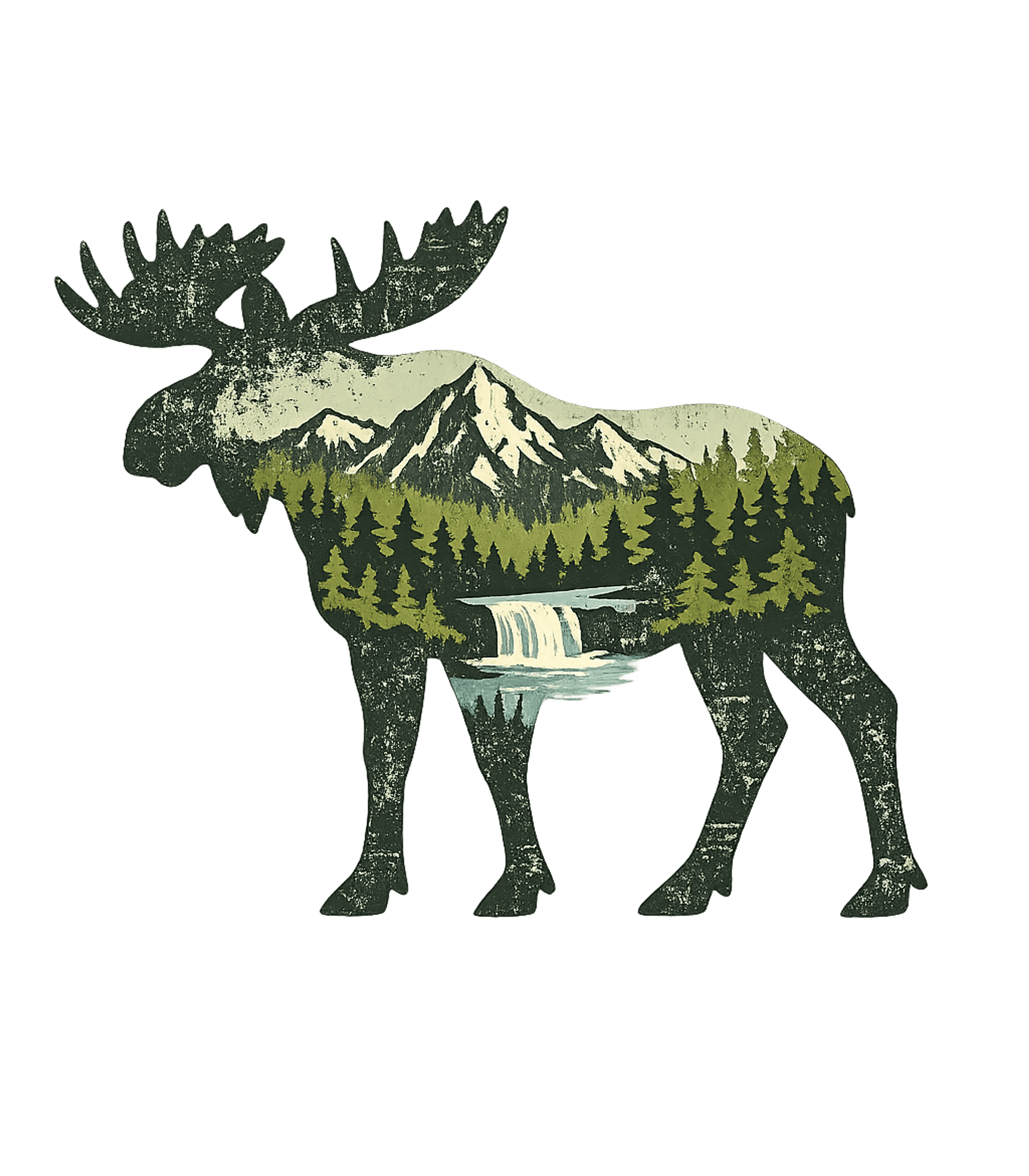 Moose Nature Landscape Wildlife Premium T-Shirt featuring Immerse yourself in the wilderness with this striking moose – designed by Geoff Brown @ SunFrog Moose Nature Landscape Wildlife Premium T-Shirt featuring Immerse yourself in the wilderness with this striking moose – designed by Geoff Brown @ SunFrog