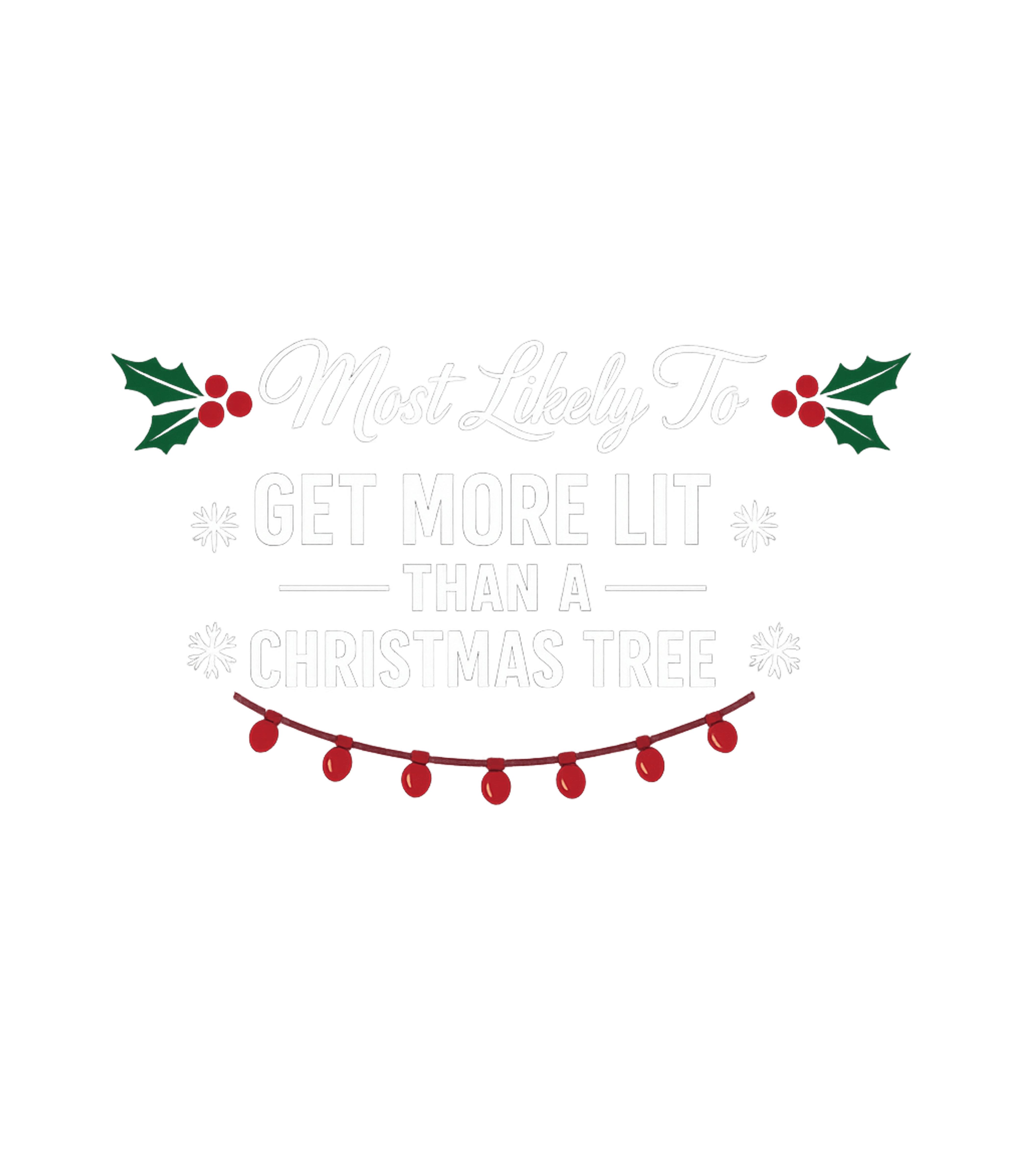 More Lit Christmas Tree Sarcasm Premium T-Shirt featuring Celebrate the holidays with a humorous twist! This festive g – designed by Geoff Brown @ SunFrog More Lit Christmas Tree Sarcasm Premium T-Shirt featuring Celebrate the holidays with a humorous twist! This festive g – designed by Geoff Brown @ SunFrog