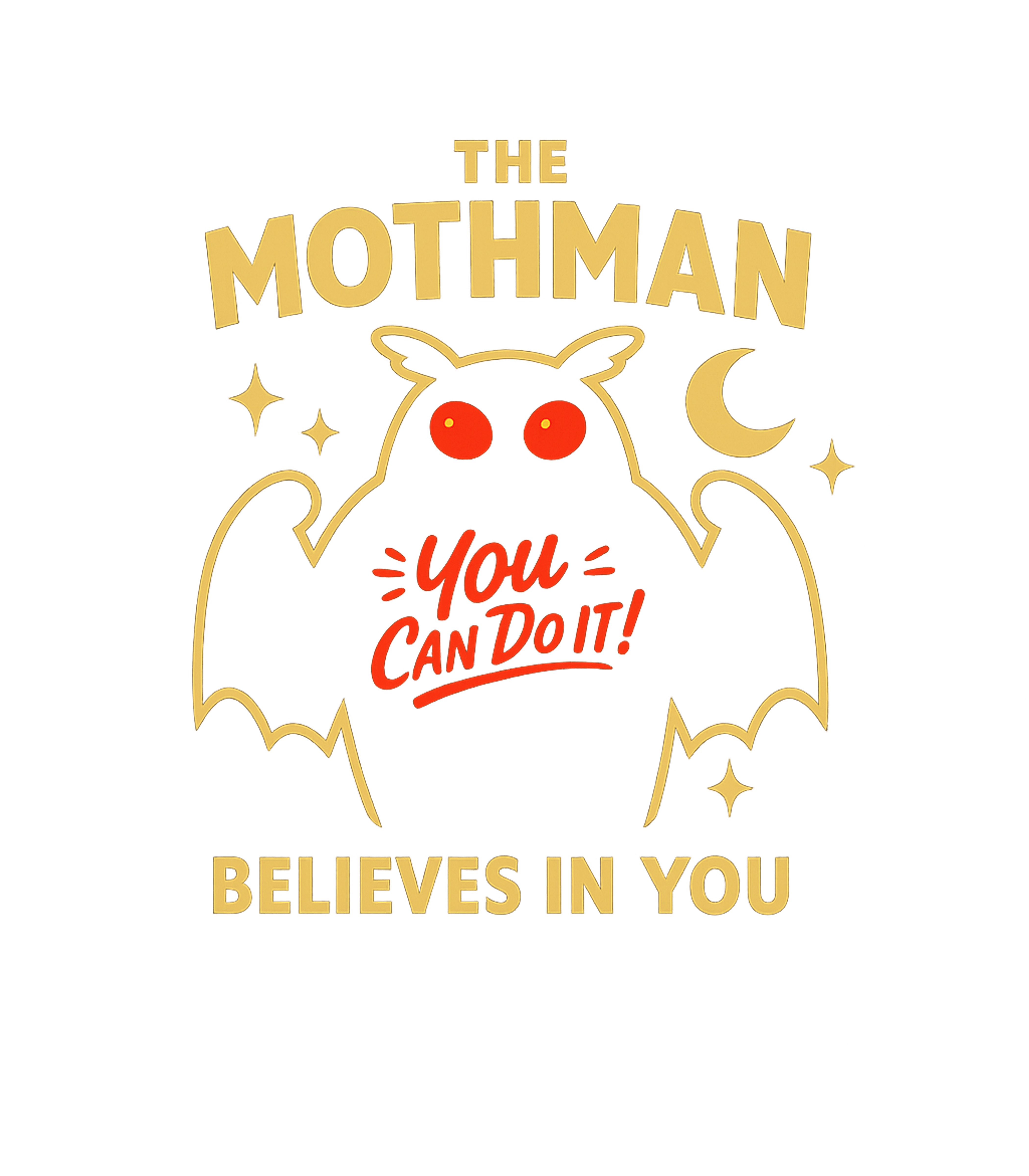 Mothman Believes In You Meme Humor Crewneck Sweatshirt featuring This whimsical graphic features the legendary Mothman offeri – designed by Geoff Brown @ SunFrog Mothman Believes In You Meme Humor Crewneck Sweatshirt featuring This whimsical graphic features the legendary Mothman offeri – designed by Geoff Brown @ SunFrog