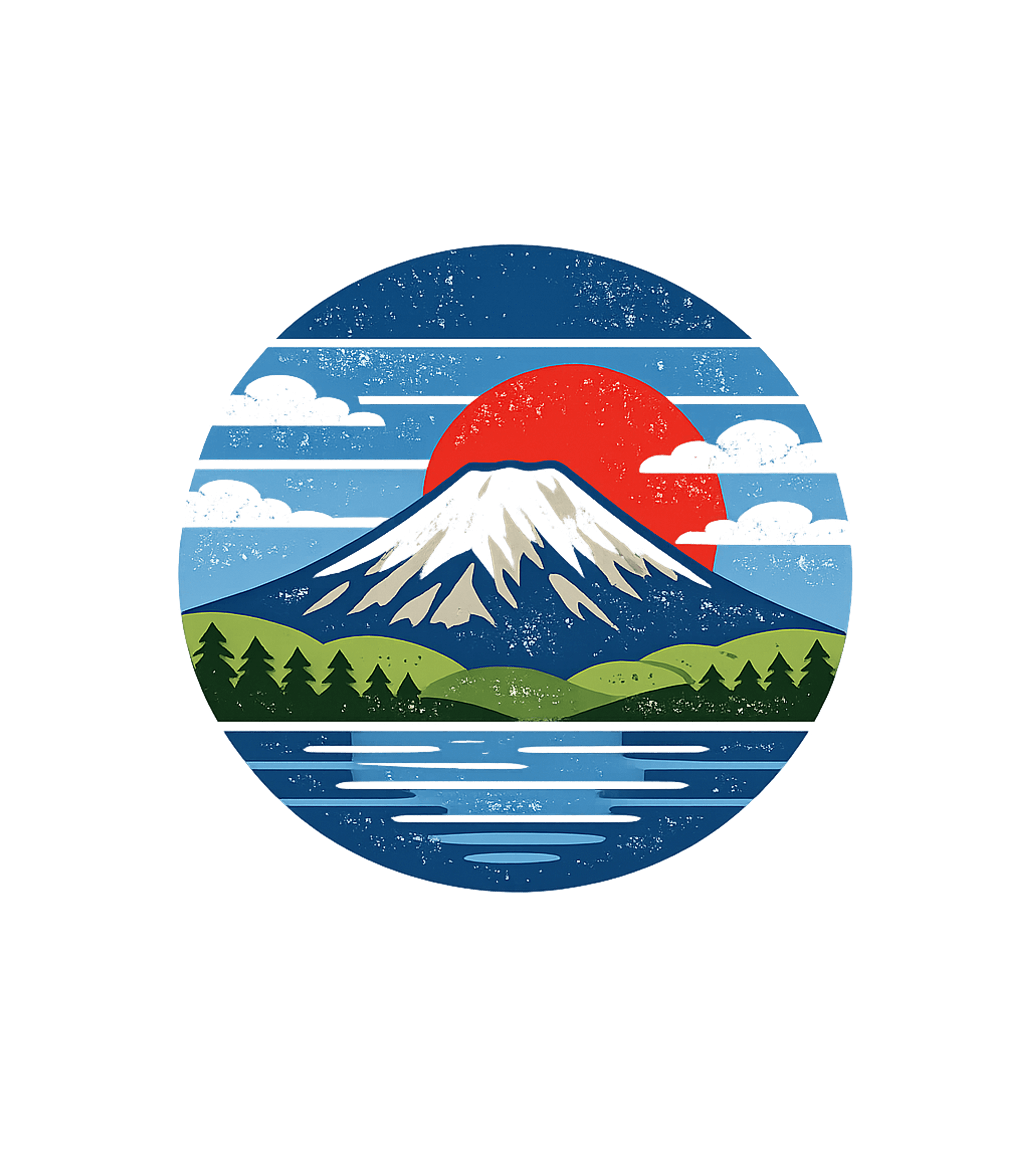 Mount Fuji Sunset View Travel Premium T-Shirt featuring Embrace the tranquility of nature with this retro-style grap – designed by Geoff Brown @ SunFrog Mount Fuji Sunset View Travel Premium T-Shirt featuring Embrace the tranquility of nature with this retro-style grap – designed by Geoff Brown @ SunFrog