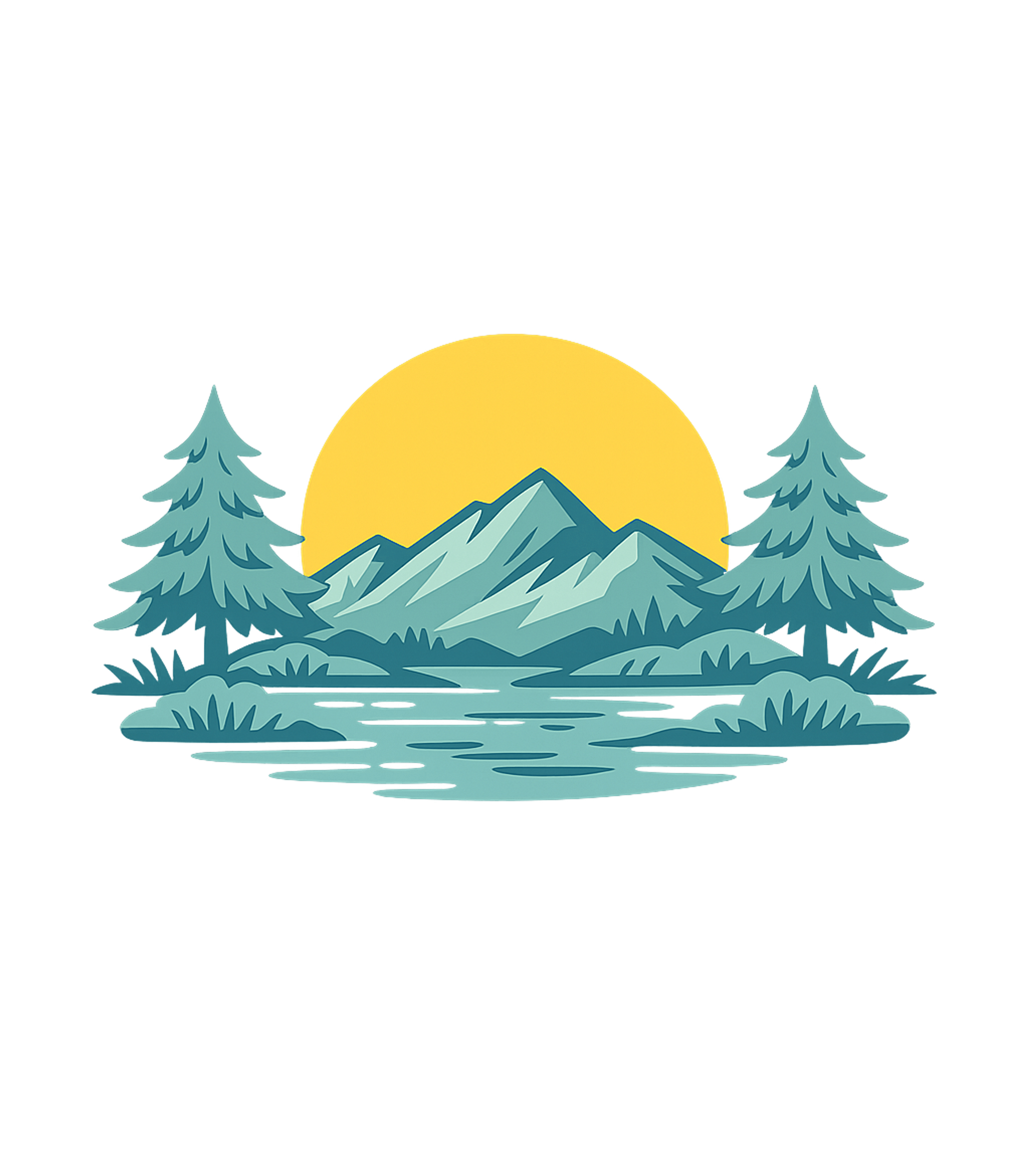 Mountain Lake Forest Sunset Hiking Crewneck Sweatshirt featuring Embrace the tranquility of nature with this striking graphic – designed by Geoff Brown @ SunFrog Mountain Lake Forest Sunset Hiking Crewneck Sweatshirt featuring Embrace the tranquility of nature with this striking graphic – designed by Geoff Brown @ SunFrog