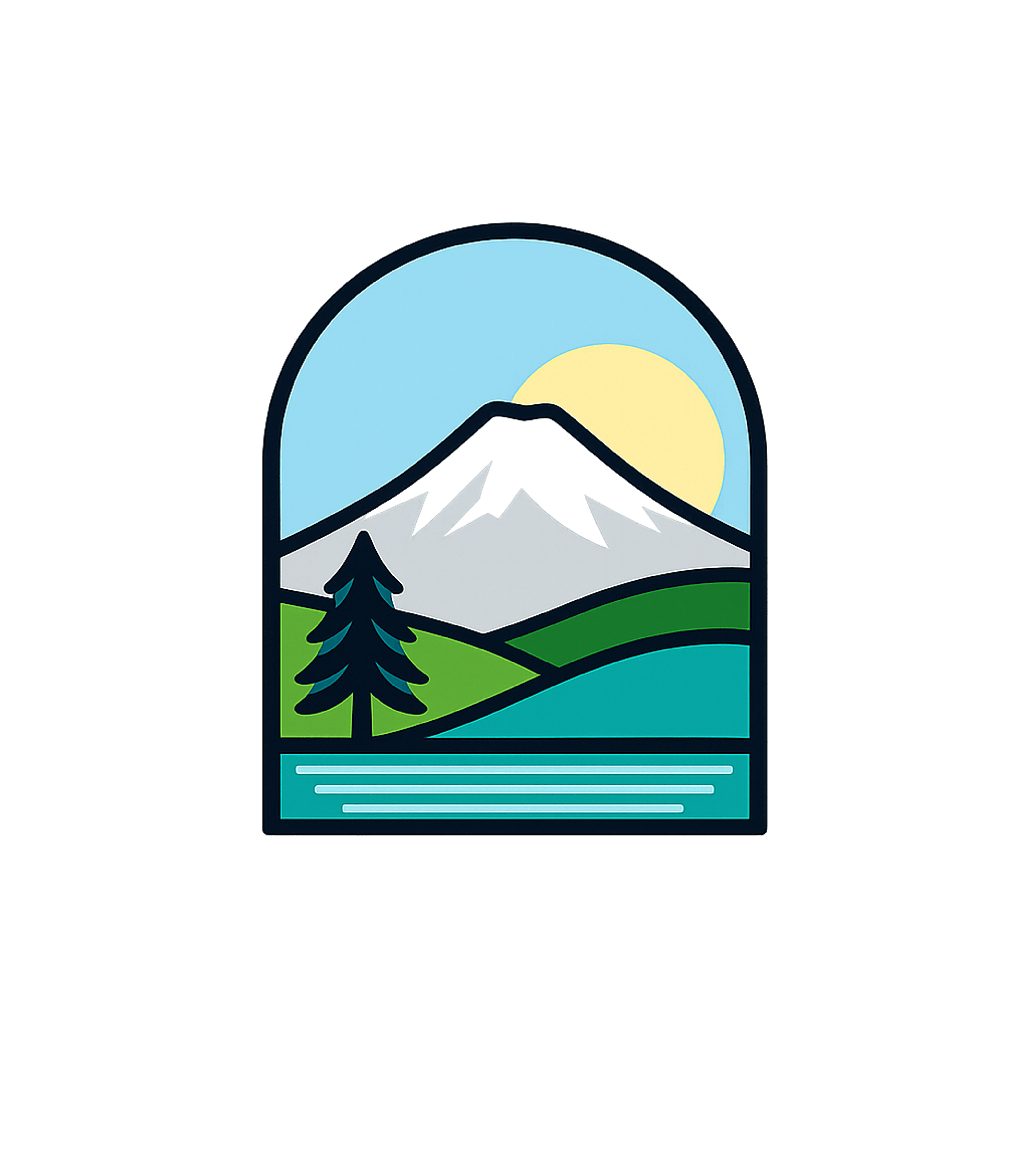 Mountain Lake Scene Hiking Premium T-Shirt featuring Embrace the call of the wild with this captivating flat grap – designed by Geoff Brown @ SunFrog Mountain Lake Scene Hiking Premium T-Shirt featuring Embrace the call of the wild with this captivating flat grap – designed by Geoff Brown @ SunFrog